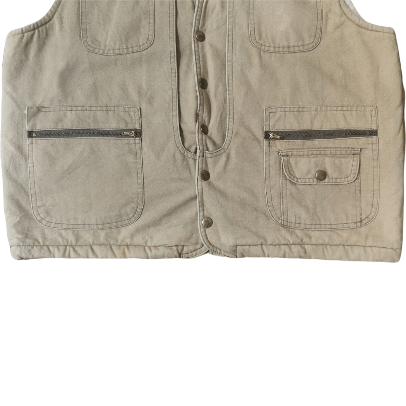 Japanese Brand Vintage Country Life Tactical Sherpa Vest Size US L / EU 52-54 / 3 - 3 Thumbnail