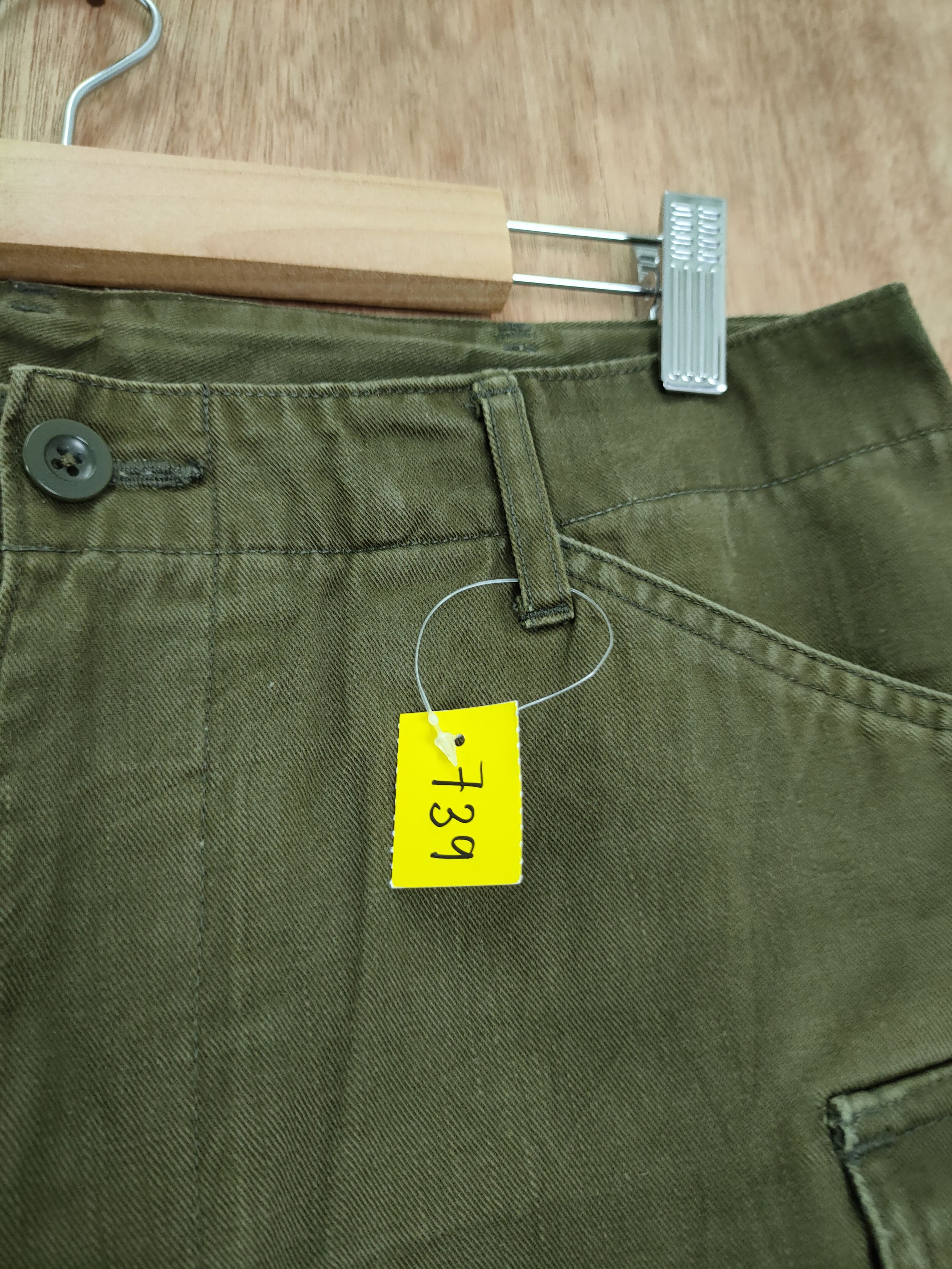 Japanese Brand DLL Tabloid News green utility vintage cargo pants #739 Size US 31 - 4 Thumbnail