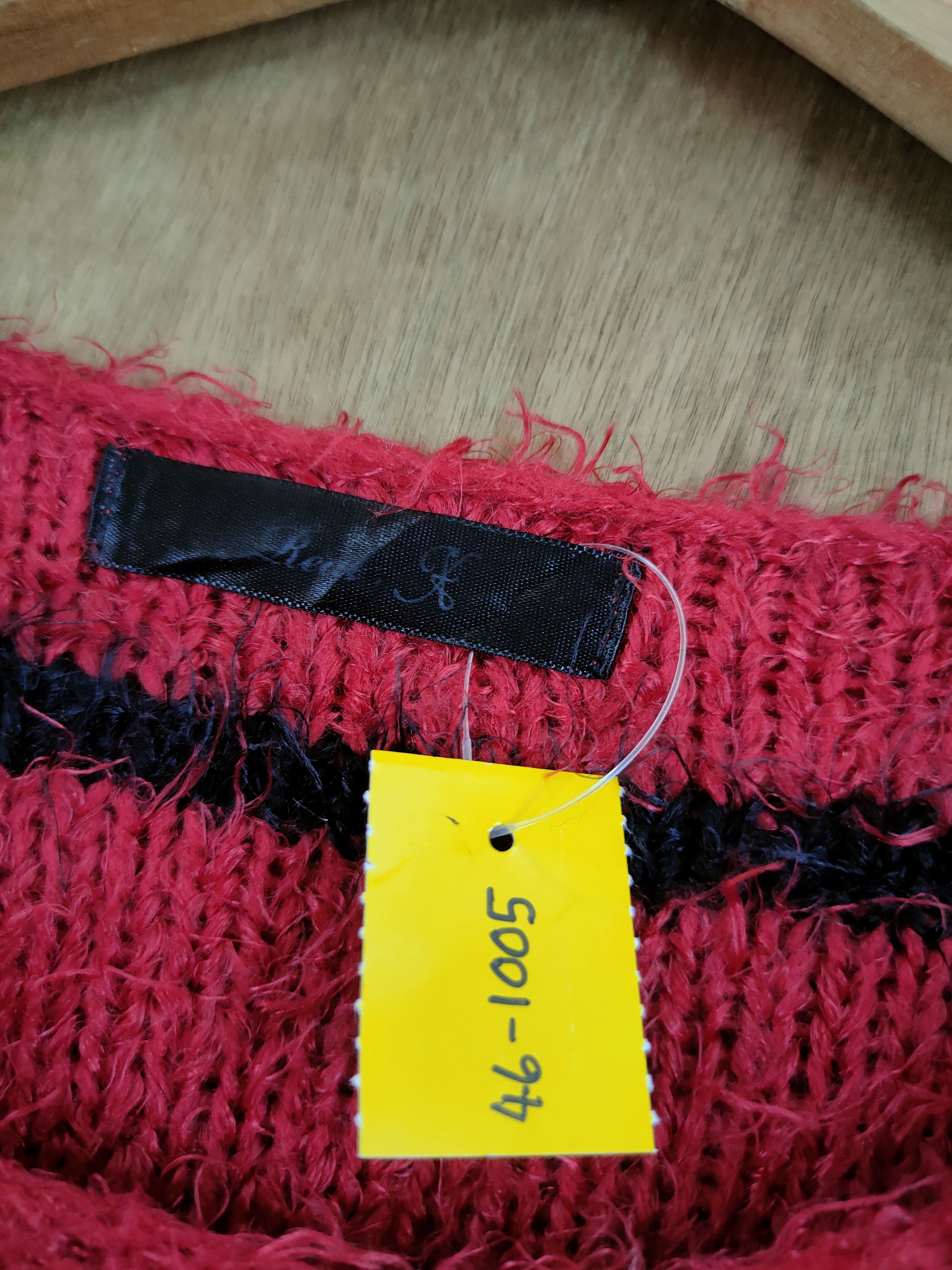 Homespun Knitwear D Real K stripe mohair shaggy knited like cobain #46-1005 Size M / US 6-8 / IT 42-44 - 4 Thumbnail