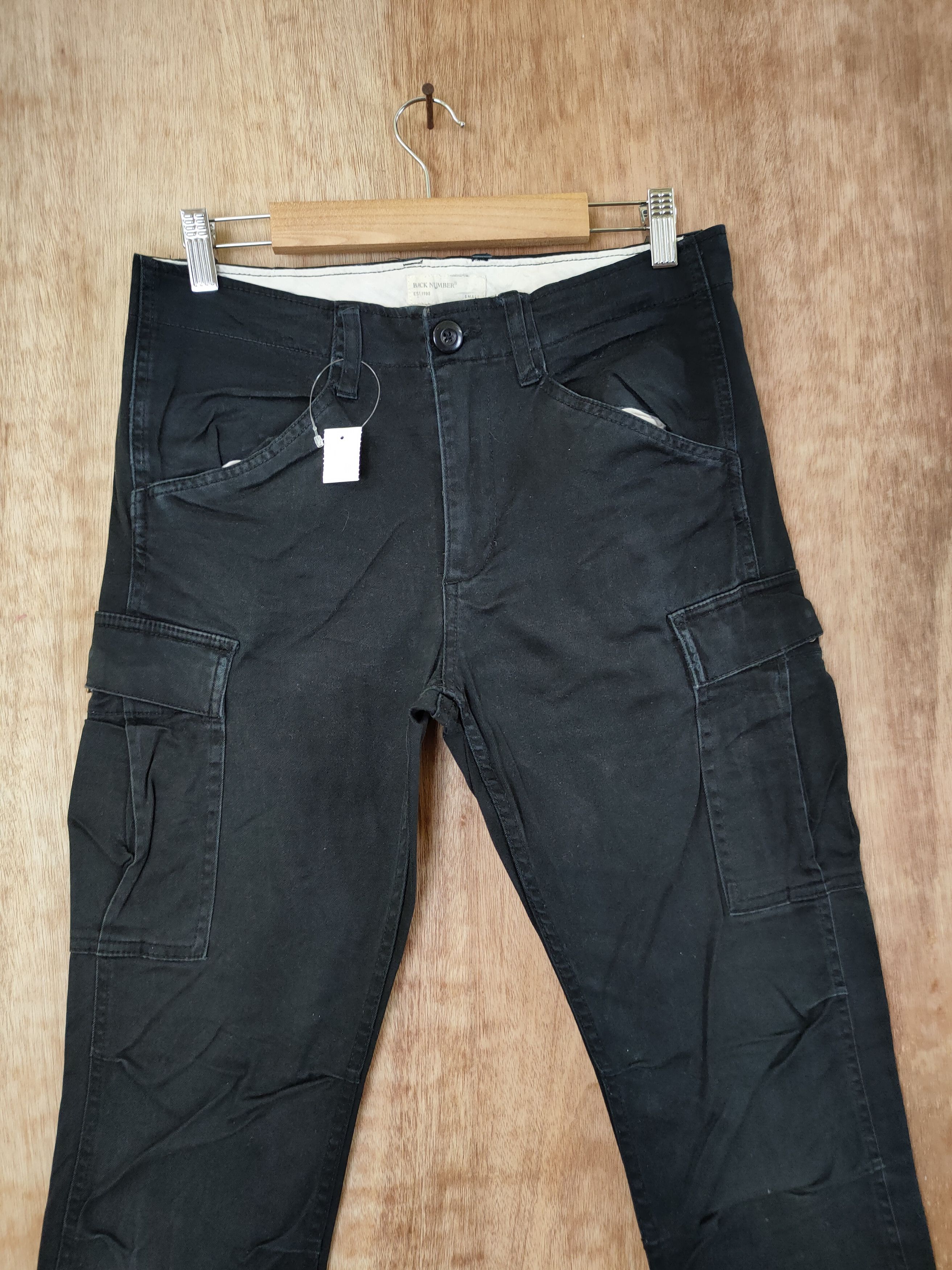 Japanese Brand DLL Back Number japan black tactical cargo pants #46-287 Size US 30 / EU 46 - 3 Thumbnail