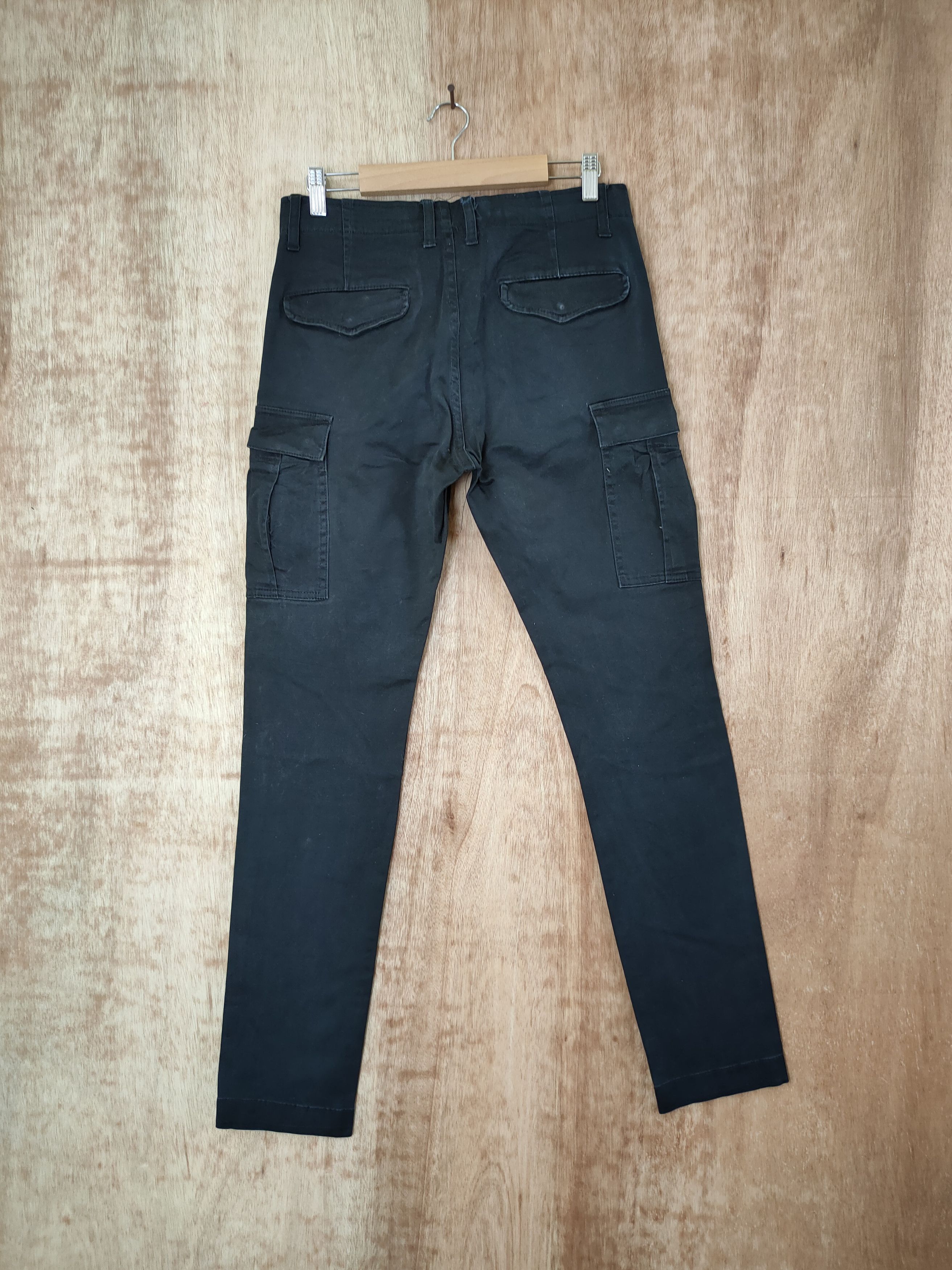 Japanese Brand DLL Back Number japan black tactical cargo pants #46-287 Size US 30 / EU 46 - 6 Thumbnail