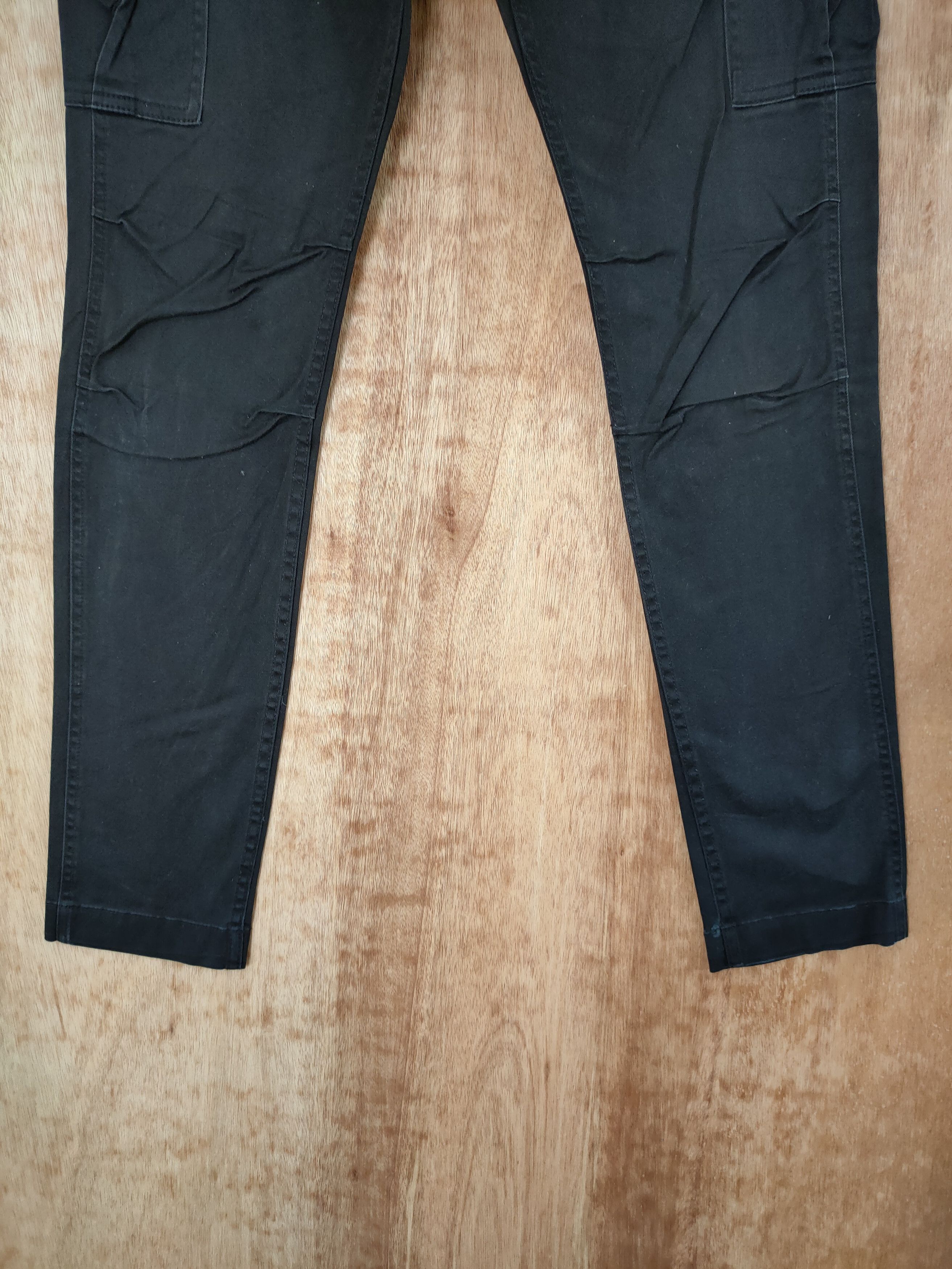 Japanese Brand DLL Back Number japan black tactical cargo pants #46-287 Size US 30 / EU 46 - 2 Thumbnail