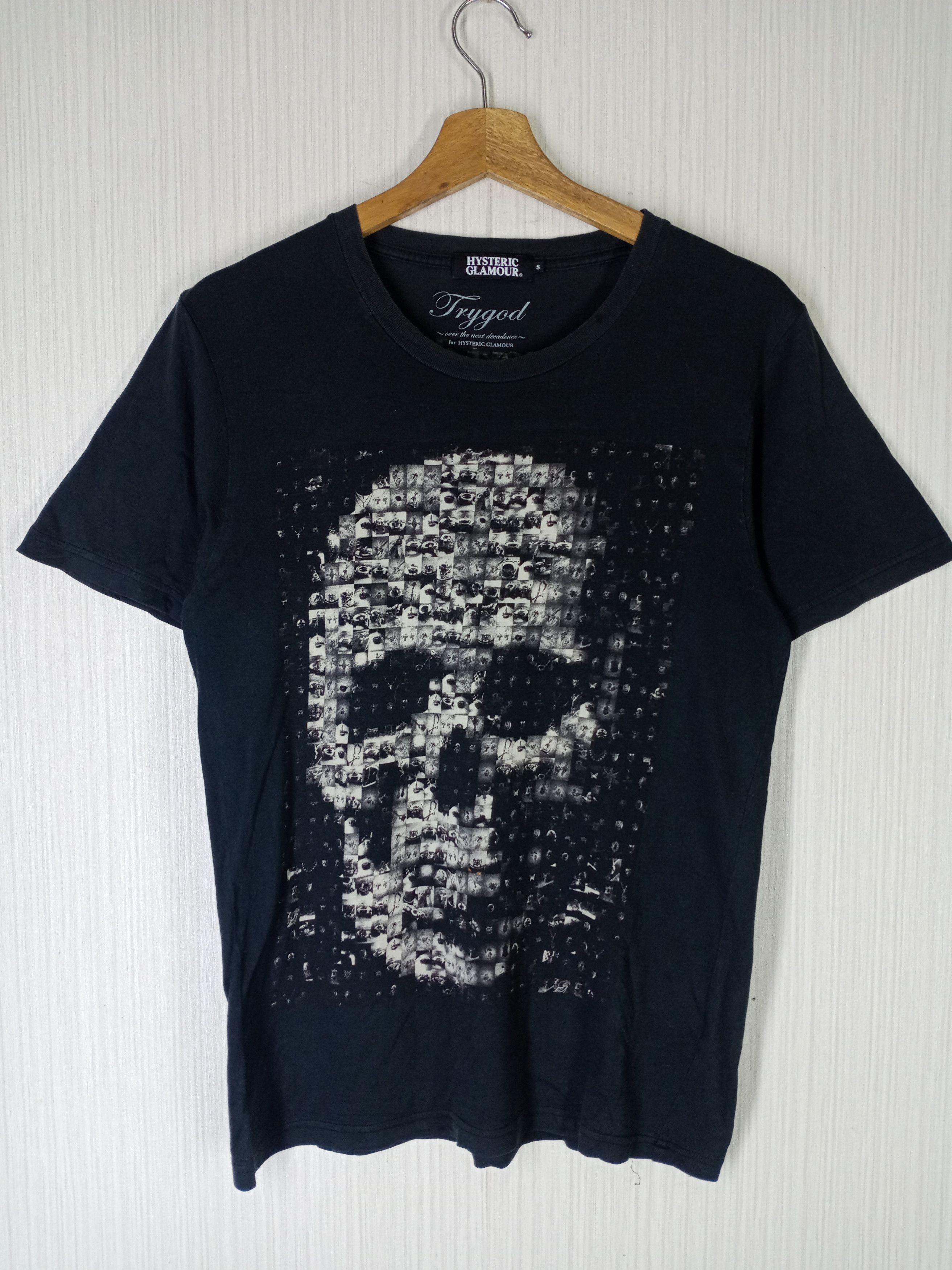 Hysteric Glamour × Vintage Hysteric Glamour X Trygod Skull Tshirt Size US S / EU 44-46 / 1 - 1 Thumbnail