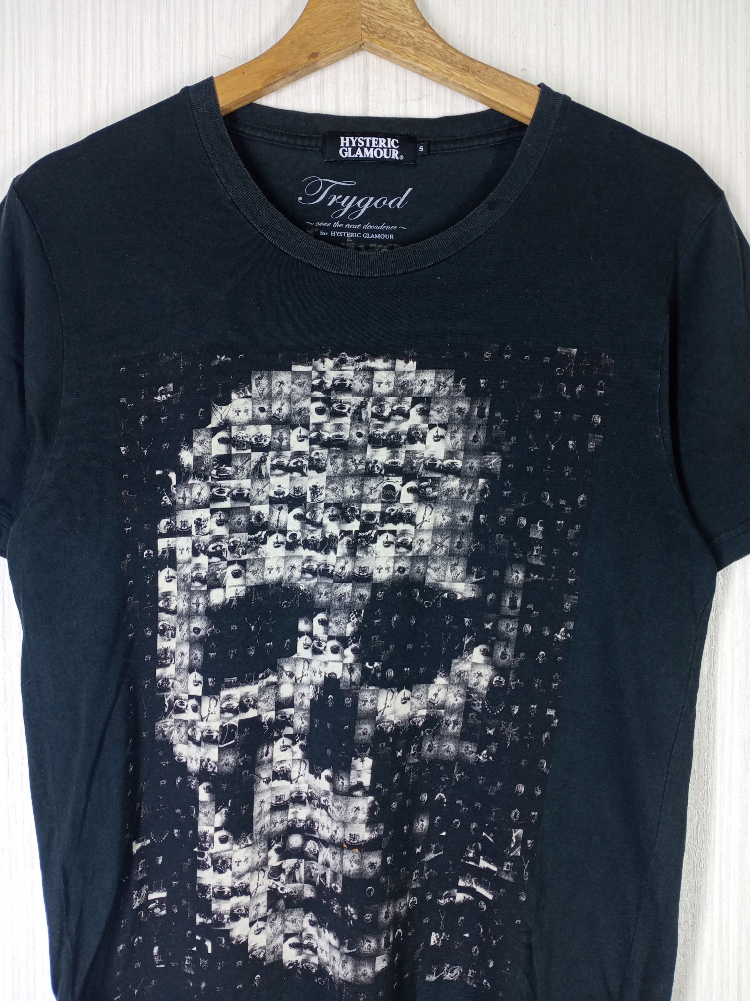Hysteric Glamour × Vintage Hysteric Glamour X Trygod Skull Tshirt Size US S / EU 44-46 / 1 - 8 Thumbnail