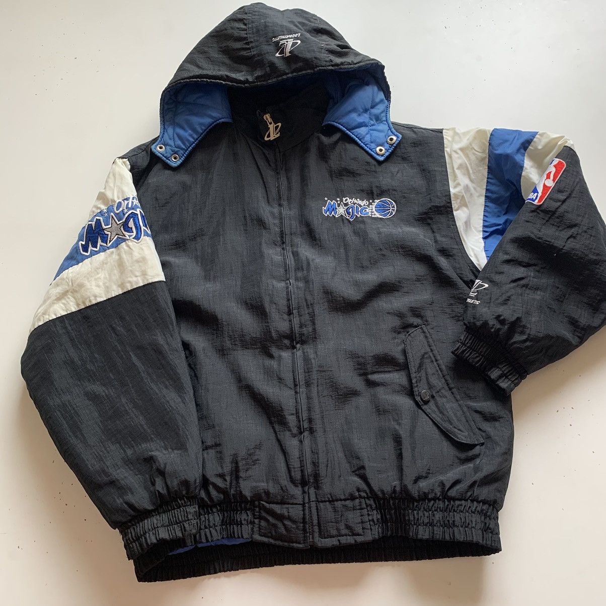 Logo Athletic Vintage Orlando Magic NBA Embroidered Logo Athletic Jacket Size US M / EU 48-50 / 2 - 3 Thumbnail