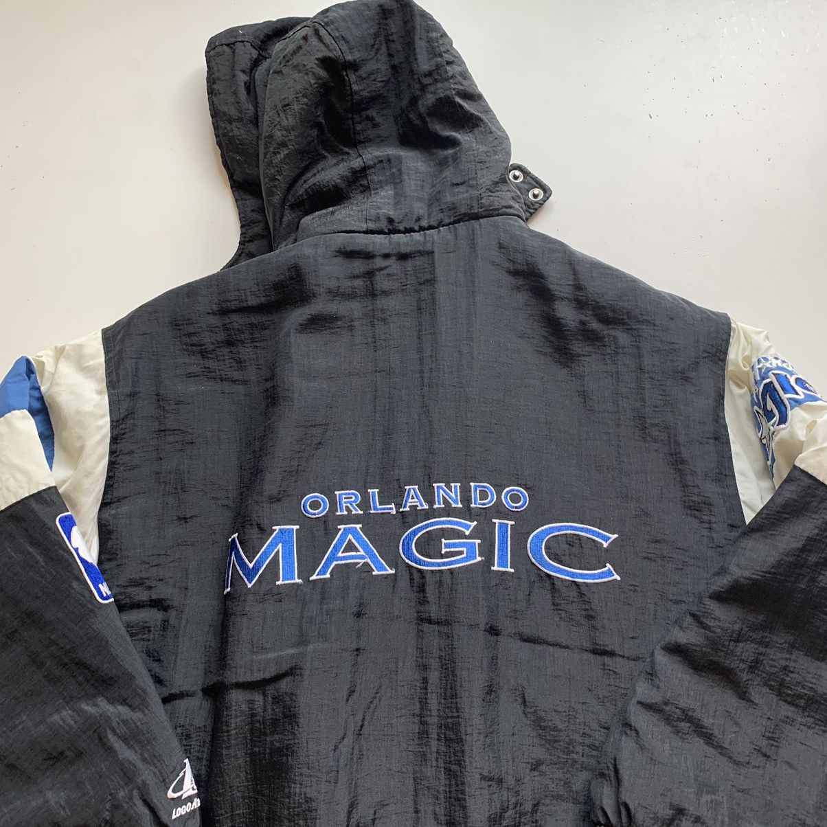 Logo Athletic Vintage Orlando Magic NBA Embroidered Logo Athletic Jacket Size US M / EU 48-50 / 2 - 2 Thumbnail