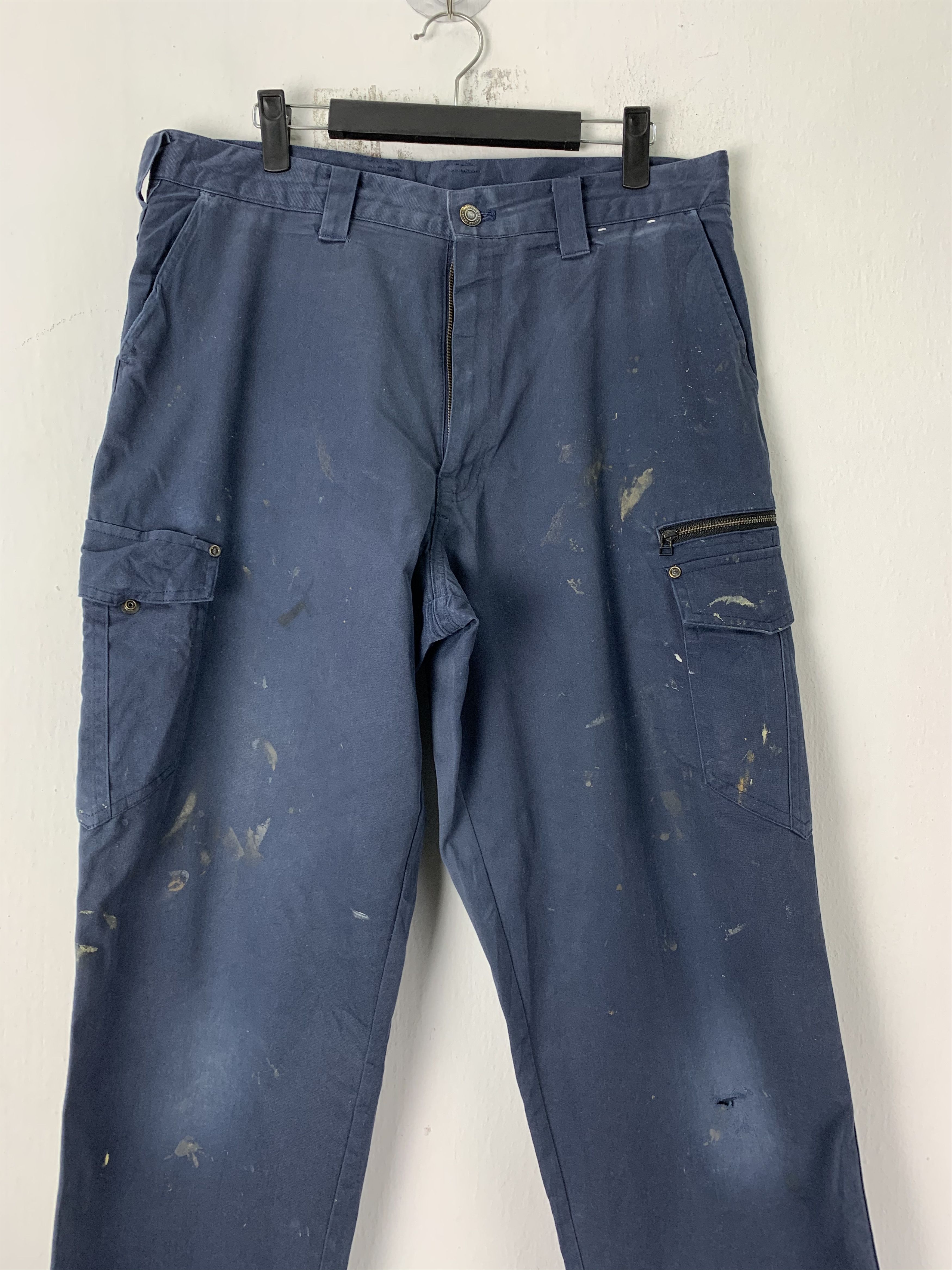 Japanese Brand Japan stripe tactical cargo multipocket utility pants #111 Size US 33 - 3 Thumbnail