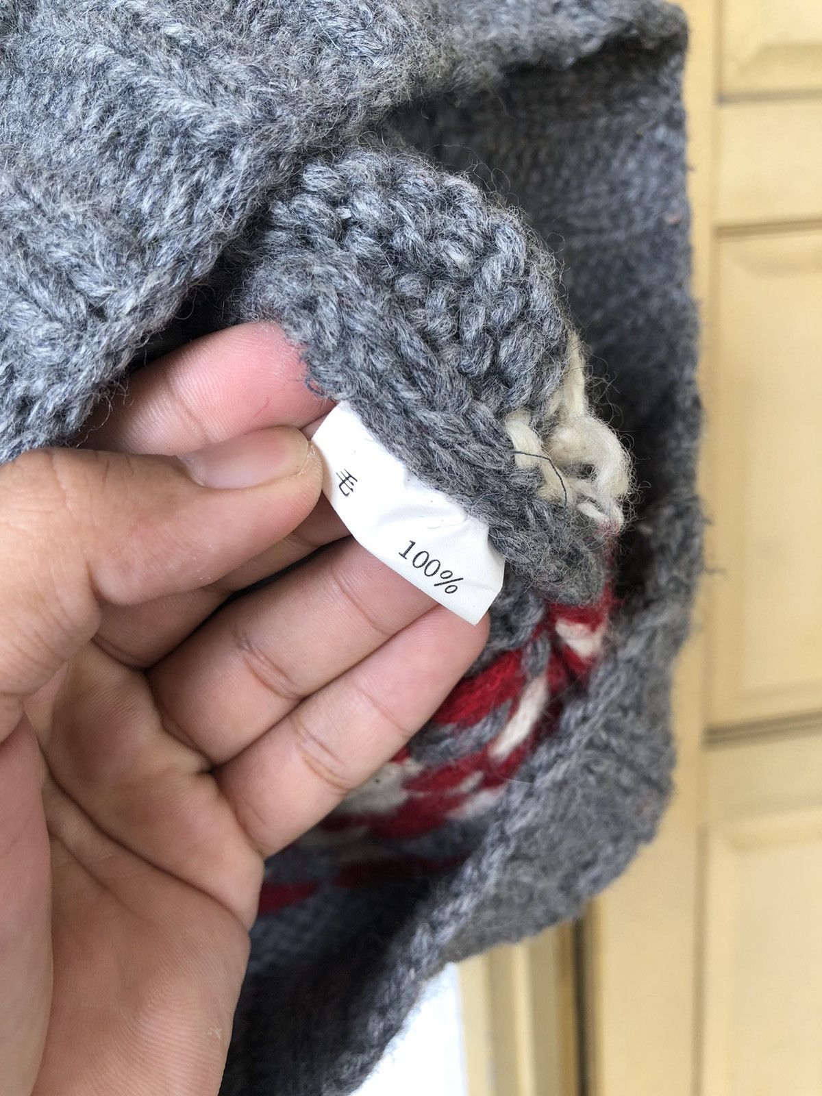Japanese Brand Vintage Photos Authentic Wear Knit Virgin Wool Winter Jacket Size US M / EU 48-50 / 2 - 14 Thumbnail