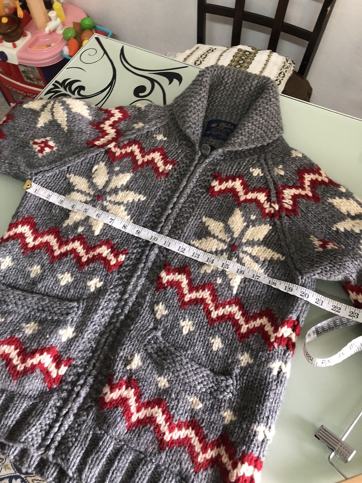 Japanese Brand Vintage Photos Authentic Wear Knit Virgin Wool Winter Jacket Size US M / EU 48-50 / 2 - 16 Thumbnail