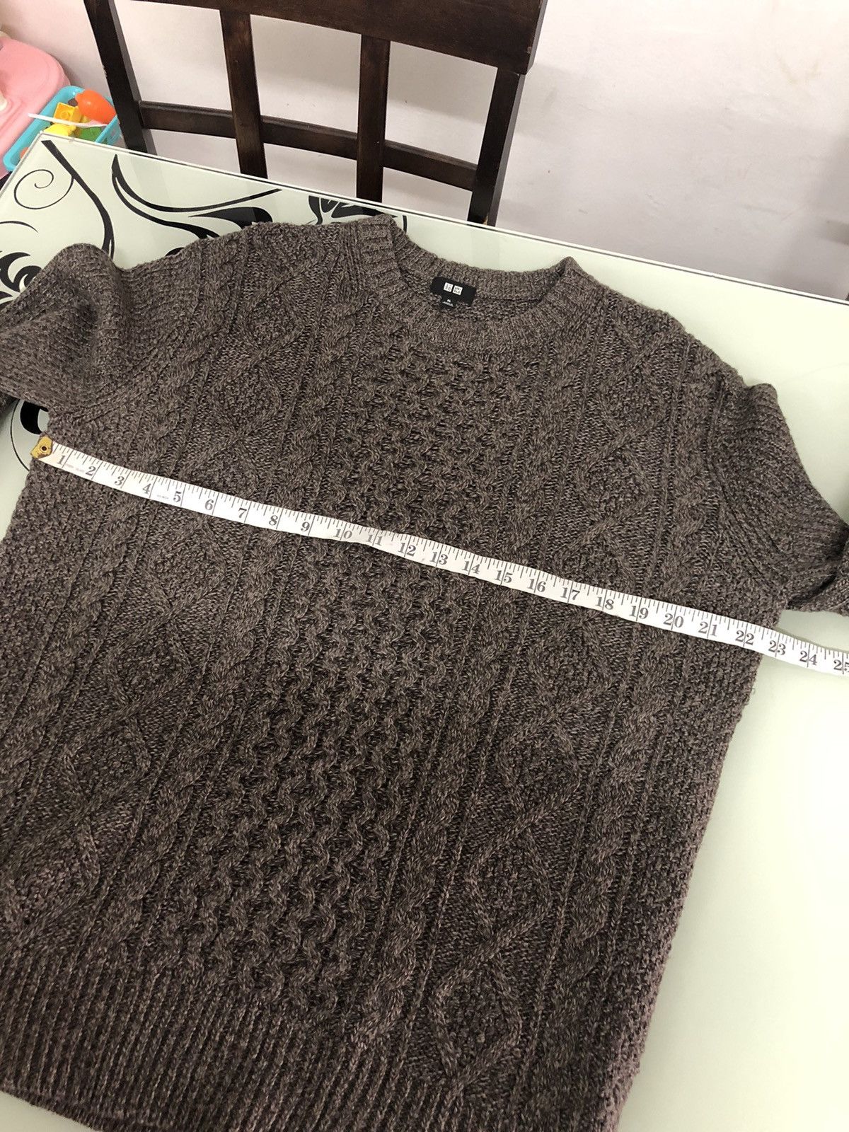 Uniqlo Vintage Uniqlo Knit Gaudy Minimalist Sweater Size US XL / EU 56 / 4 - 14 Thumbnail