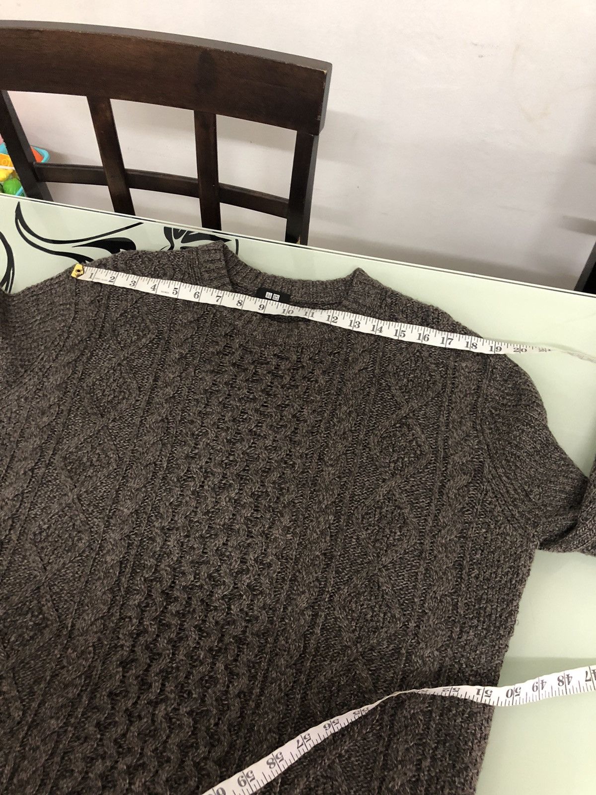 Uniqlo Vintage Uniqlo Knit Gaudy Minimalist Sweater Size US XL / EU 56 / 4 - 16 Thumbnail
