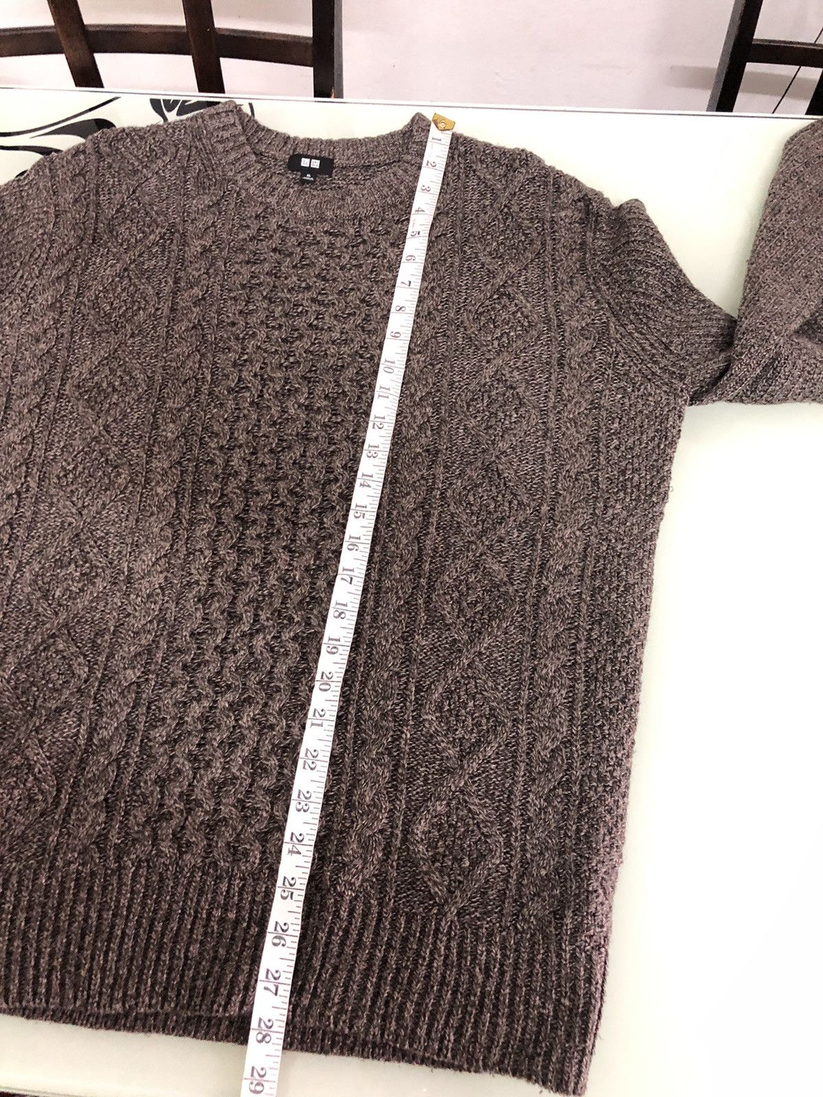 Uniqlo Vintage Uniqlo Knit Gaudy Minimalist Sweater Size US XL / EU 56 / 4 - 15 Thumbnail