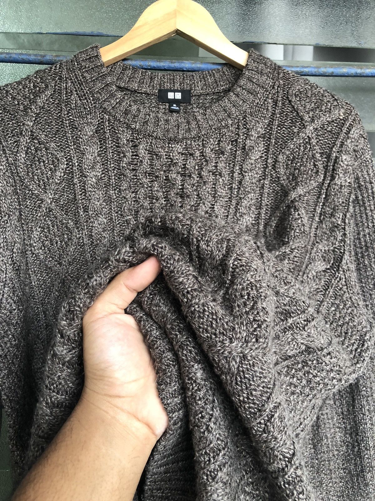Uniqlo Vintage Uniqlo Knit Gaudy Minimalist Sweater Size US XL / EU 56 / 4 - 9 Thumbnail