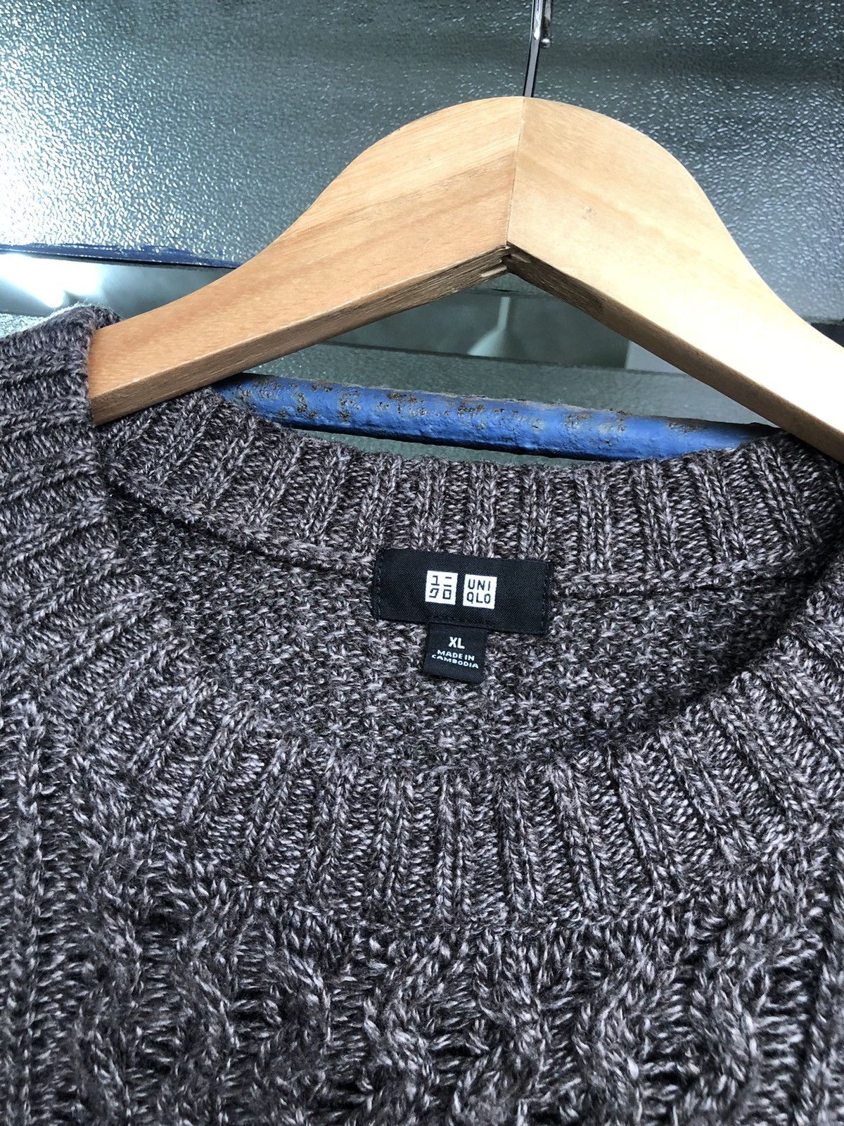 Uniqlo Vintage Uniqlo Knit Gaudy Minimalist Sweater Size US XL / EU 56 / 4 - 10 Thumbnail