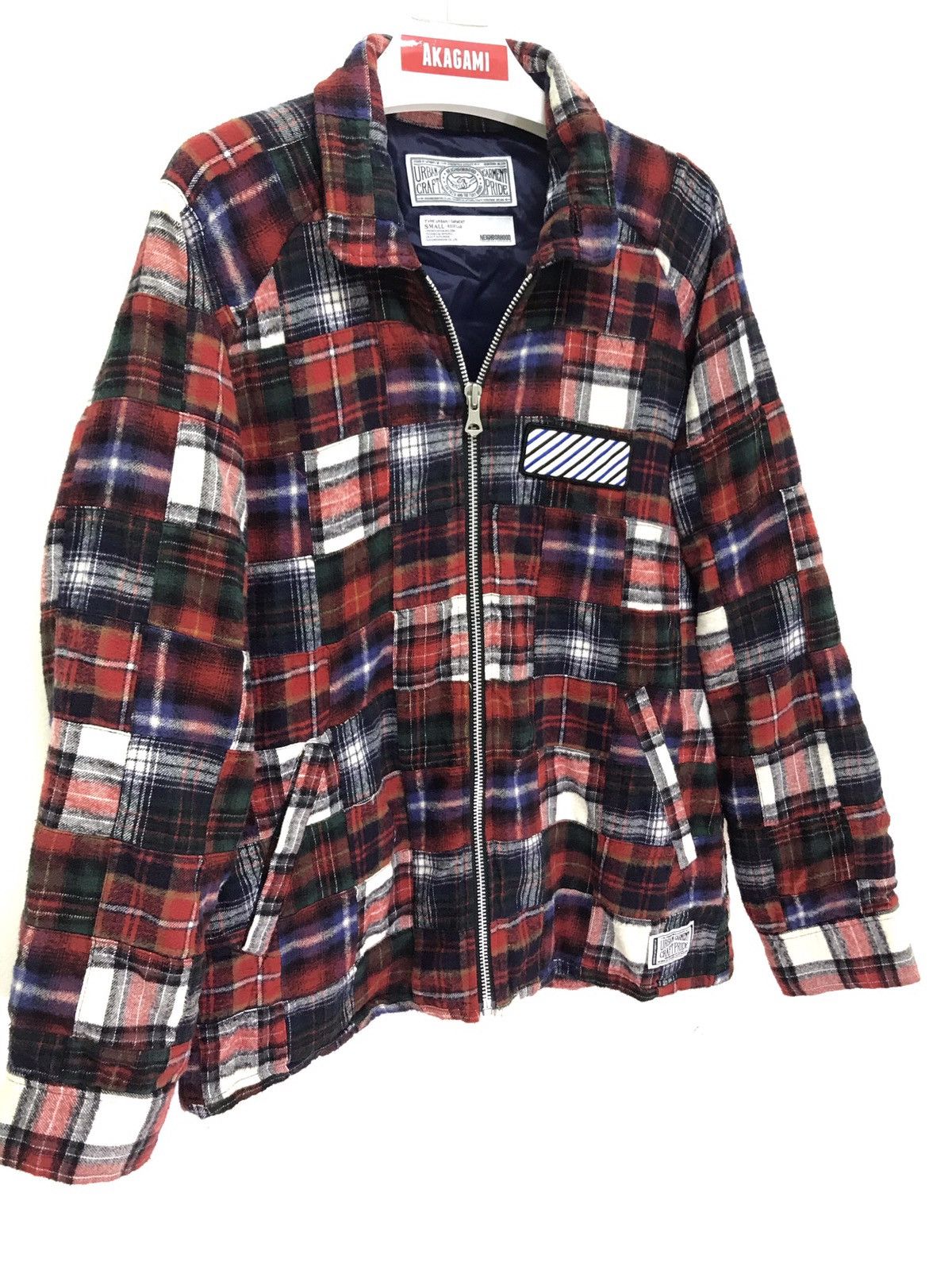 Japanese Brand Neighborhood Patchwork Flannel Jacket Plaid Multi Colour Size US S / EU 44-46 / 1 - 2 Thumbnail