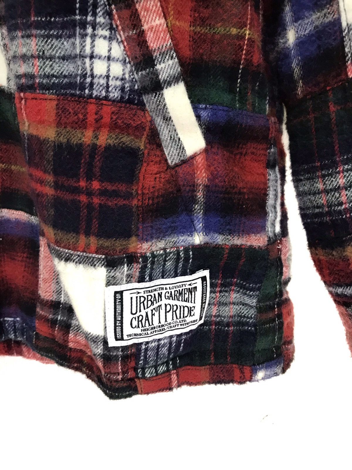 Japanese Brand Neighborhood Patchwork Flannel Jacket Plaid Multi Colour Size US S / EU 44-46 / 1 - 3 Thumbnail