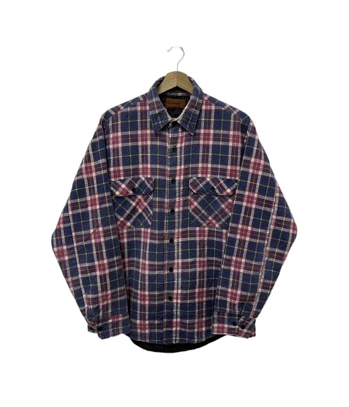 Fieldmaster × Vintage Vintage FieldMaster Plaid Checkered Button Up Flannel Size US L / EU 52-54 / 3 - 1 Thumbnail