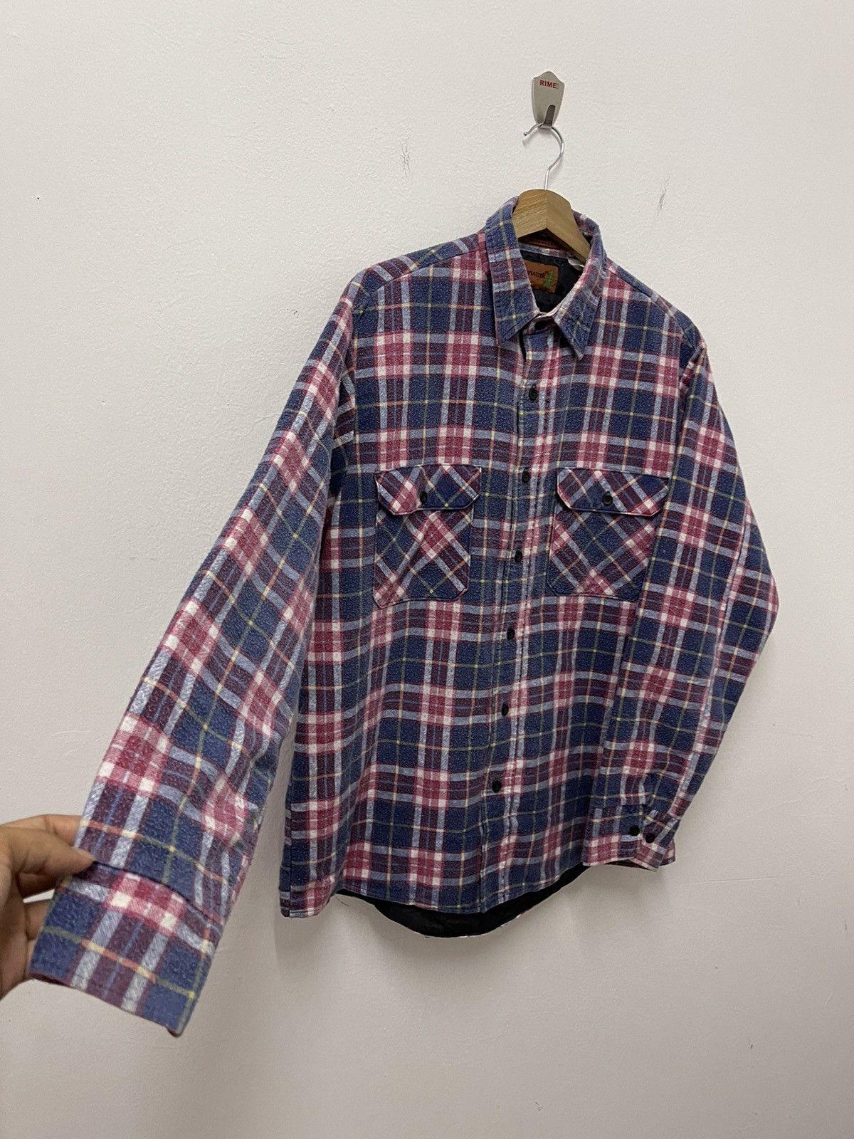 Fieldmaster × Vintage Vintage FieldMaster Plaid Checkered Button Up Flannel Size US L / EU 52-54 / 3 - 4 Thumbnail