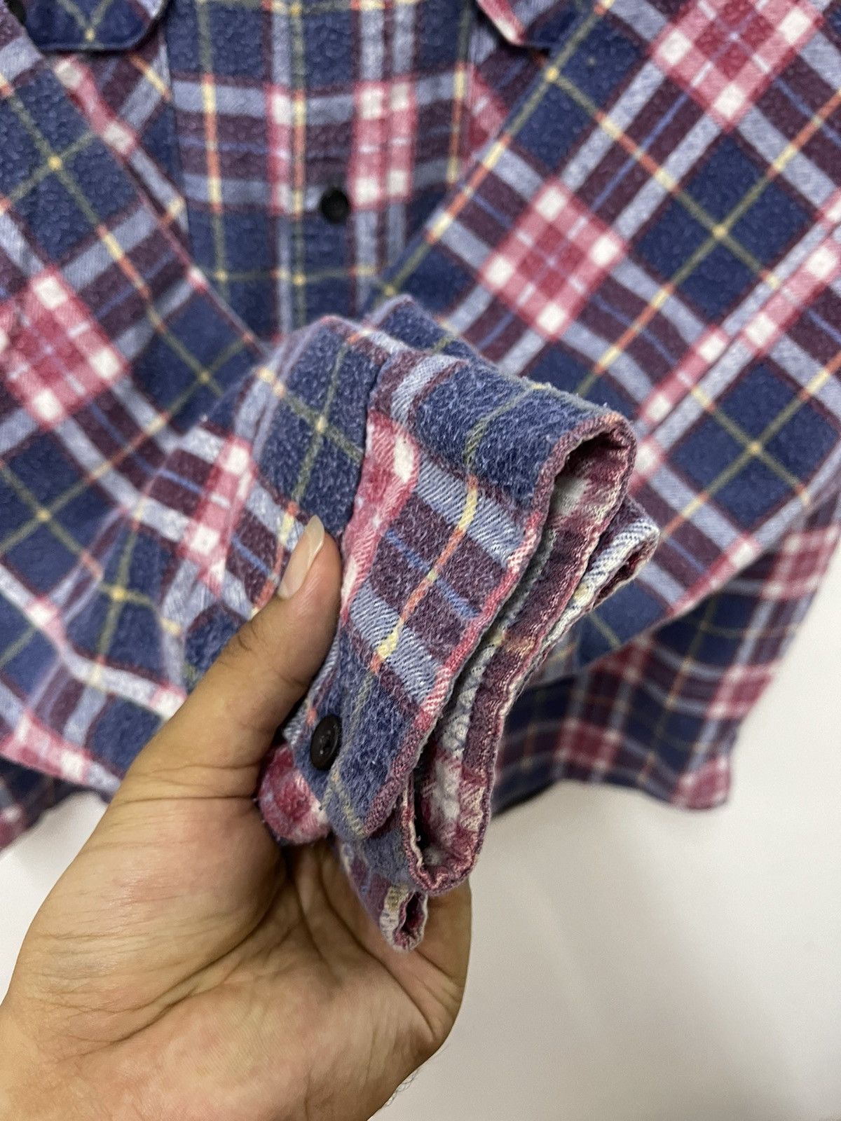 Fieldmaster × Vintage Vintage FieldMaster Plaid Checkered Button Up Flannel Size US L / EU 52-54 / 3 - 5 Thumbnail