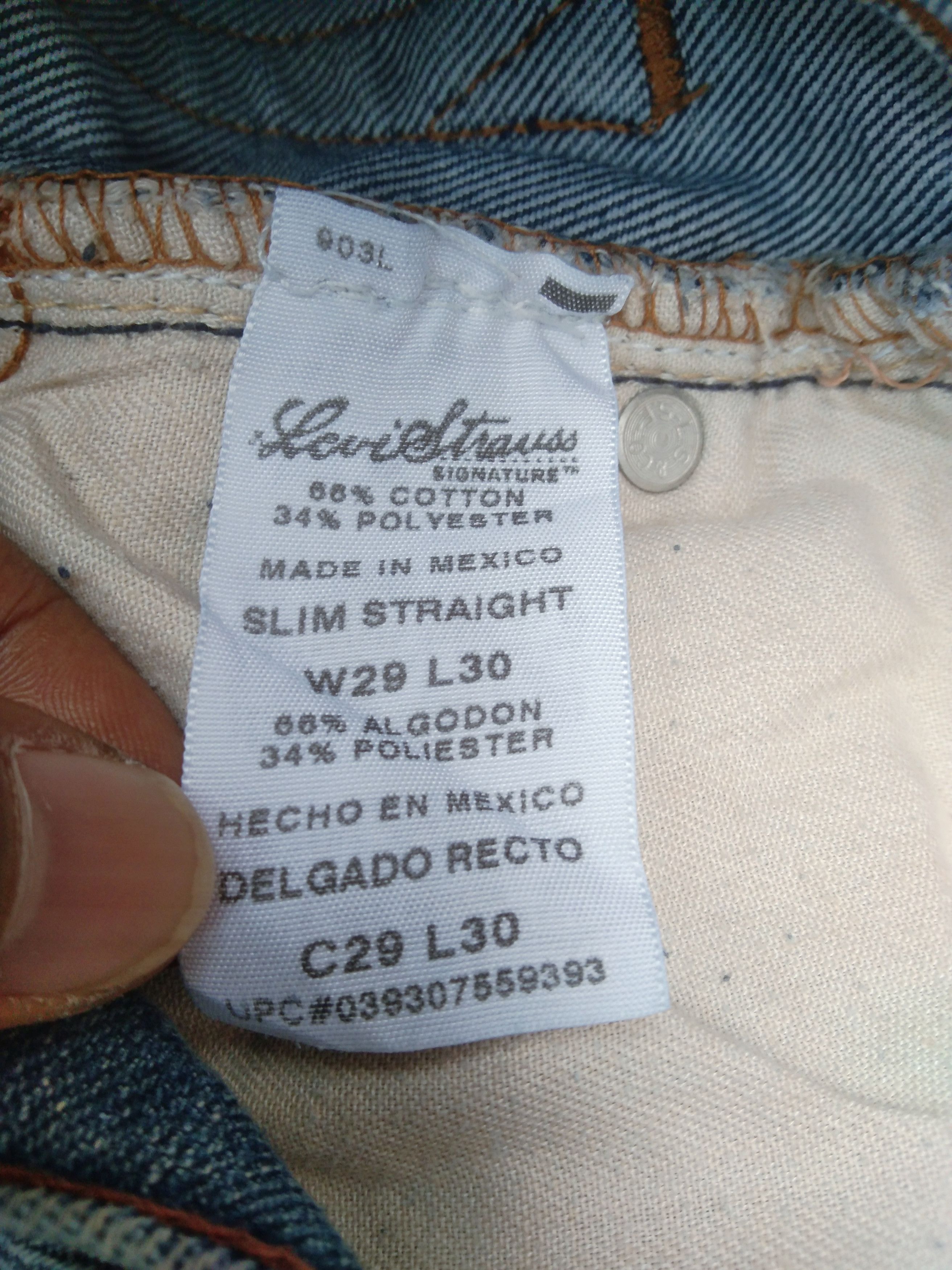 Jean Vintage Levi's Signature Released Hem Jeans 29x30 Size US 29 - 6 Thumbnail
