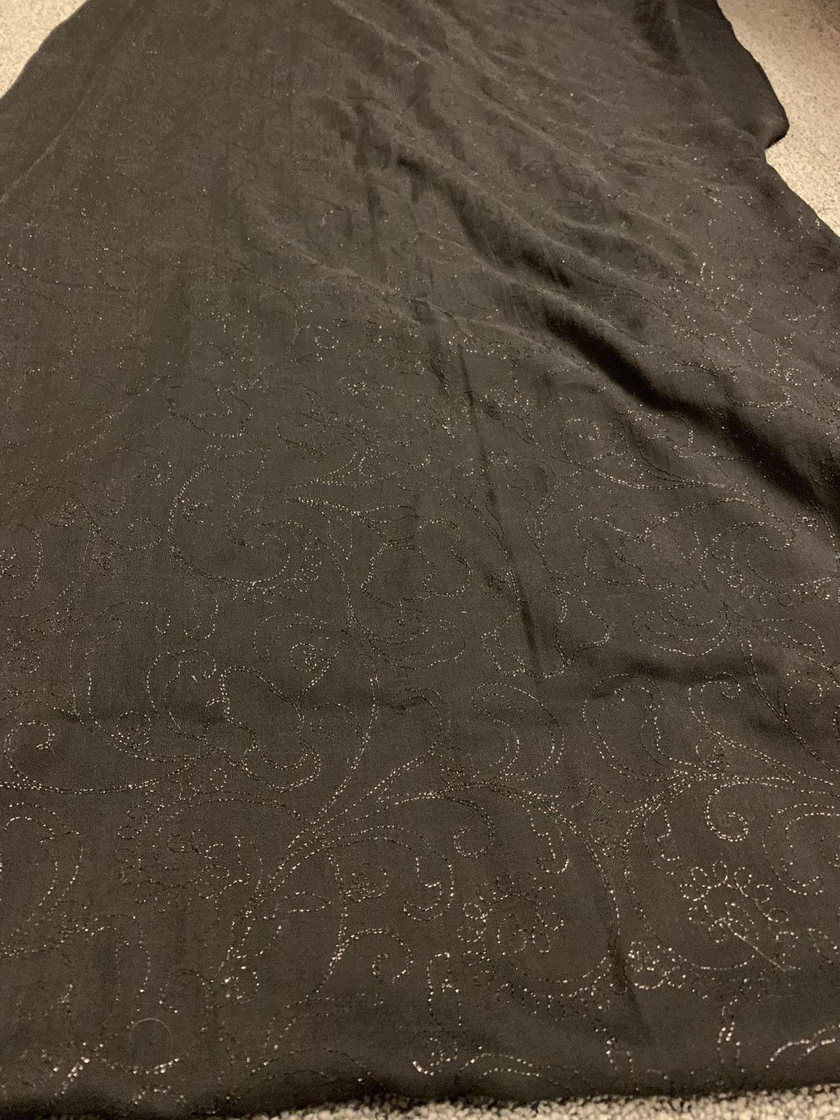 Saint Laurent Paris Saint Laurent ss15 psych rock embroidered floral scarf Size ONE SIZE - 8 Thumbnail