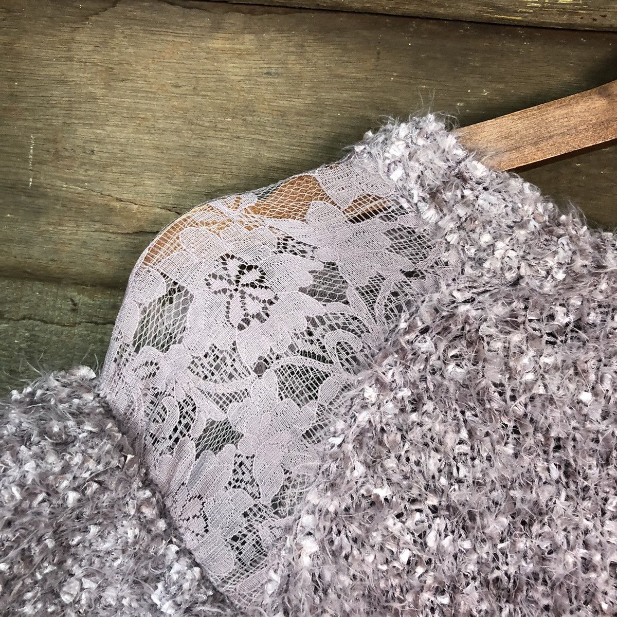 Homespun Knitwear W Closet Shag Shaggy Fur Mohair Knitwear #6695 Size US S / EU 44-46 / 1 - 11 Thumbnail