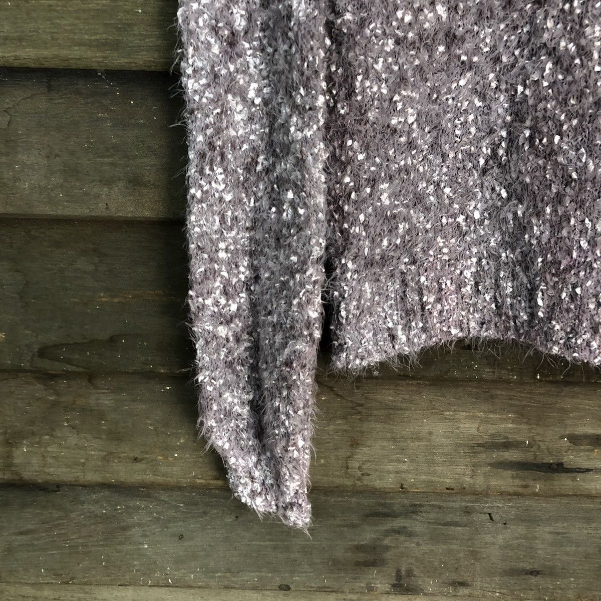 Homespun Knitwear W Closet Shag Shaggy Fur Mohair Knitwear #6695 Size US S / EU 44-46 / 1 - 4 Thumbnail