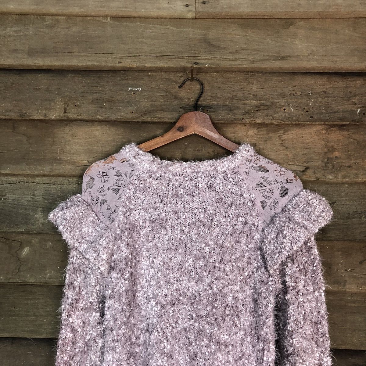 Homespun Knitwear W Closet Shag Shaggy Fur Mohair Knitwear #6695 Size US S / EU 44-46 / 1 - 9 Thumbnail