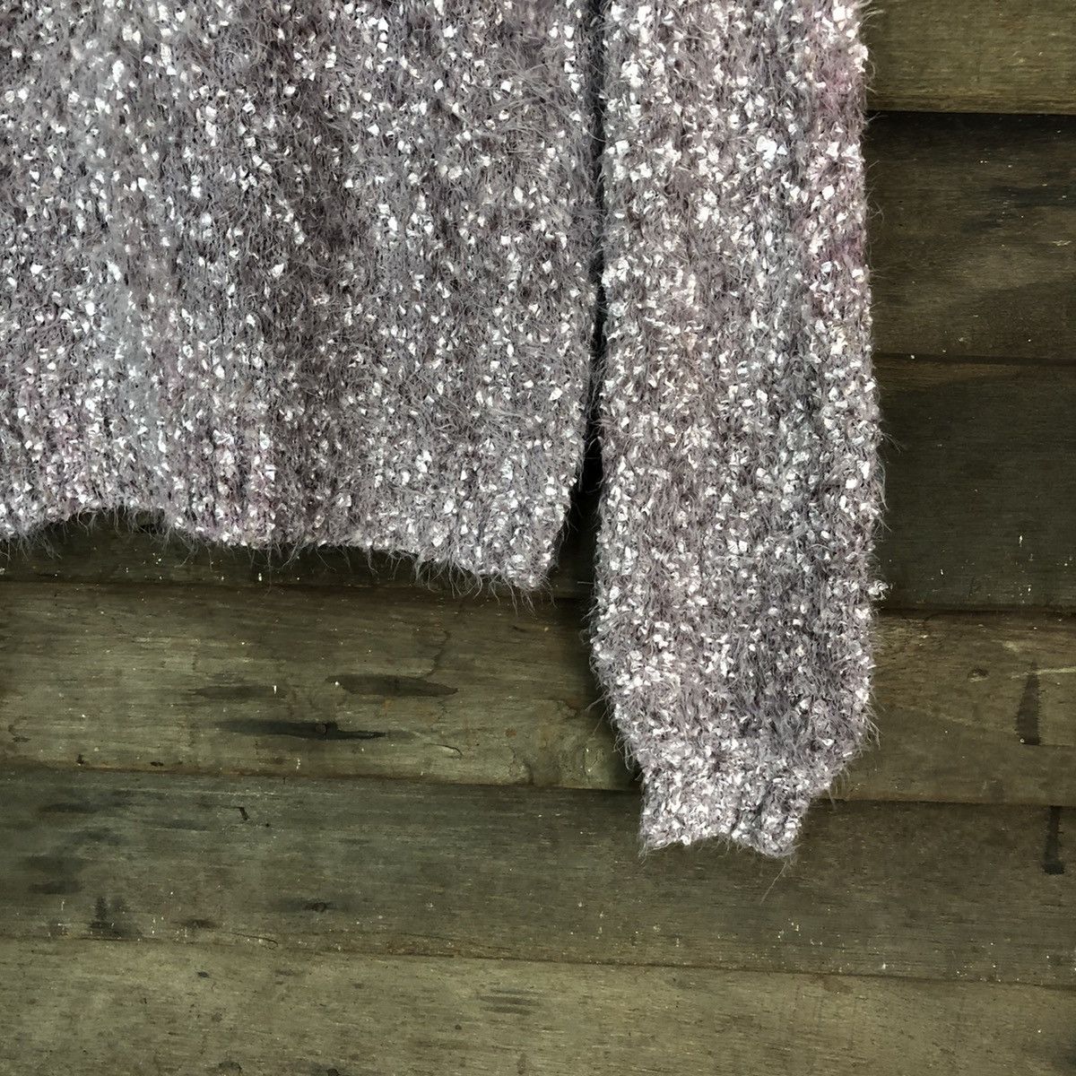 Homespun Knitwear W Closet Shag Shaggy Fur Mohair Knitwear #6695 Size US S / EU 44-46 / 1 - 5 Thumbnail