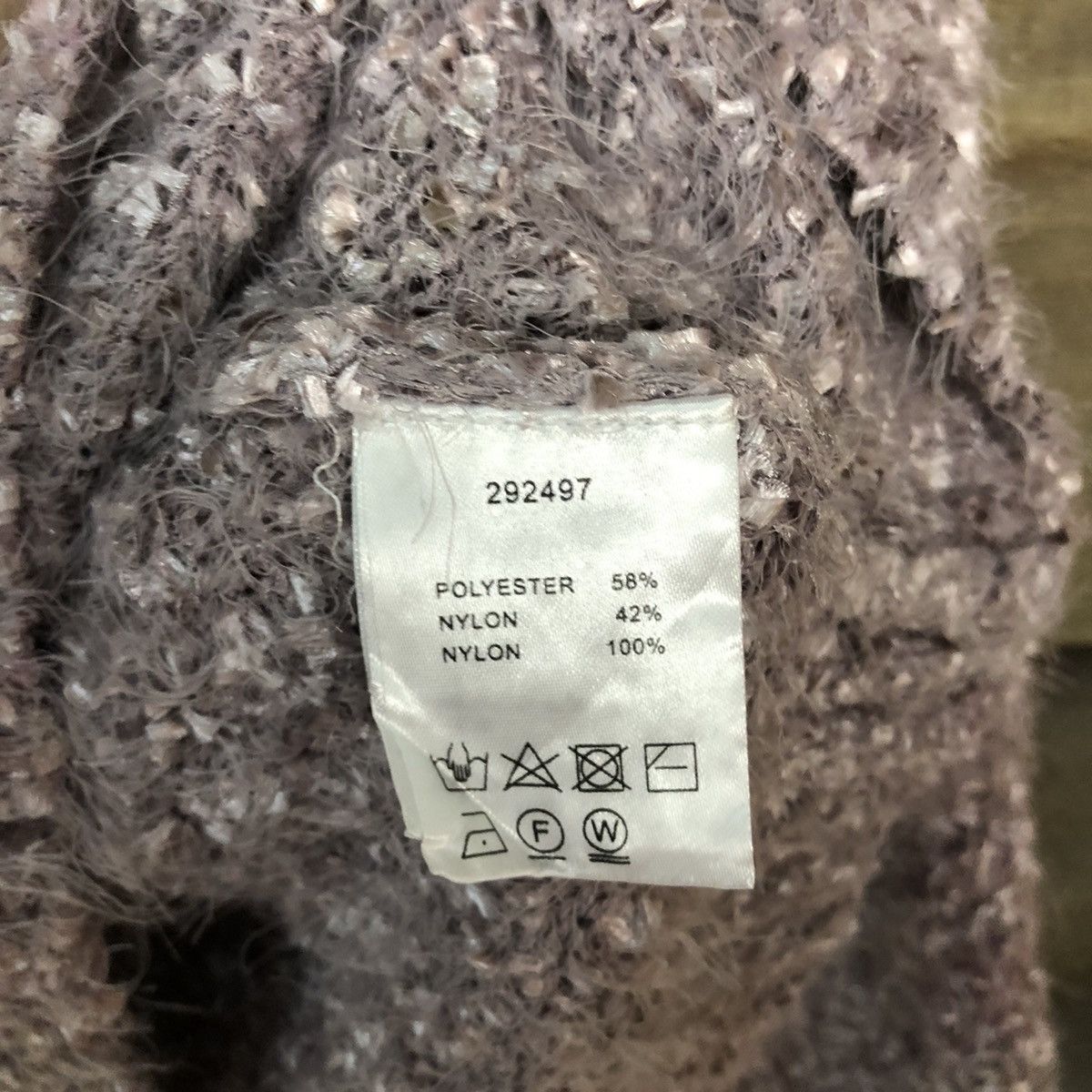 Homespun Knitwear W Closet Shag Shaggy Fur Mohair Knitwear #6695 Size US S / EU 44-46 / 1 - 7 Thumbnail