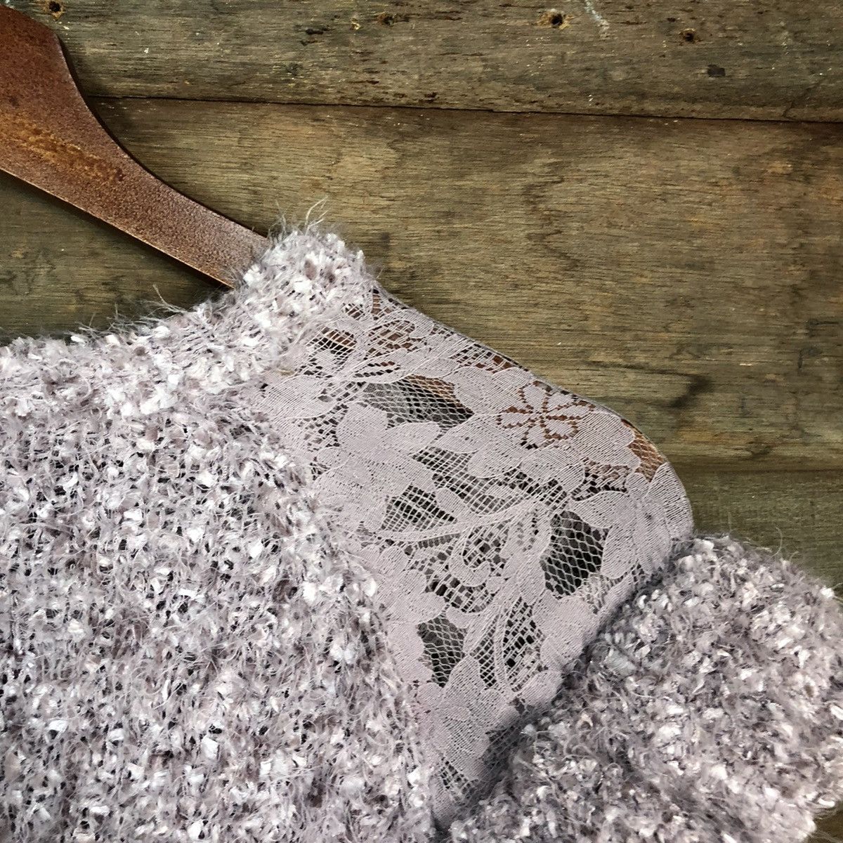 Homespun Knitwear W Closet Shag Shaggy Fur Mohair Knitwear #6695 Size US S / EU 44-46 / 1 - 12 Thumbnail