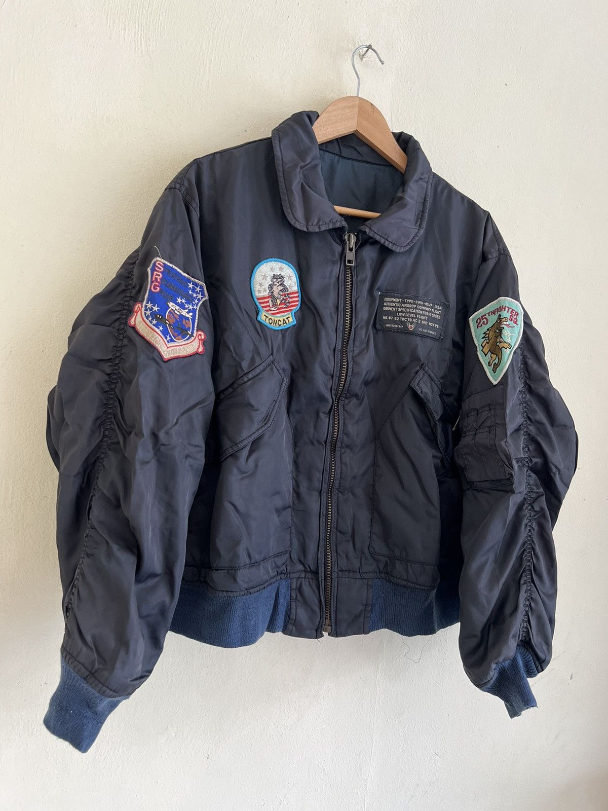 Vintage Vintage TOM CAT Bomber Flight Jacket Size US L / EU 52-54 / 3 - 5 Thumbnail