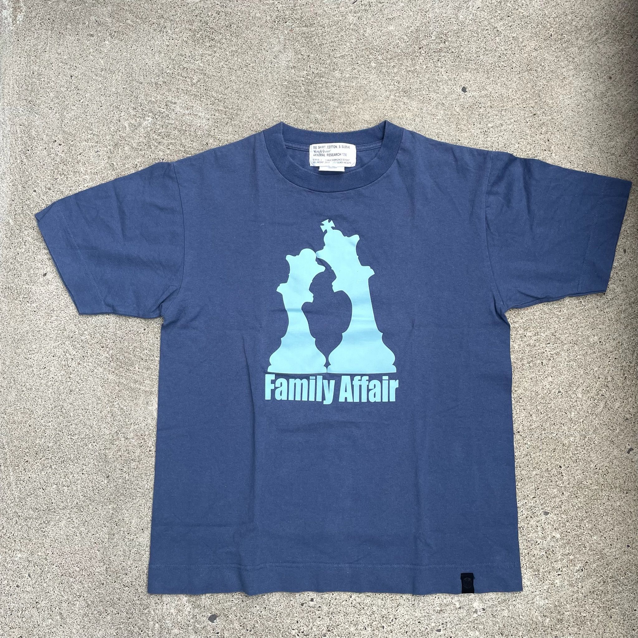 Pre-owned General Research Family Affairs T Shirt In Blue