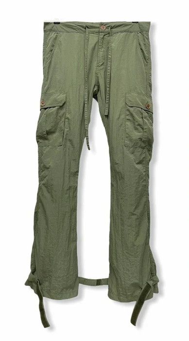 image of Parajumpers Osmosis Japan Bondage Parachute Nylon Cargo Pants in Army Green, Men's (Size 30)