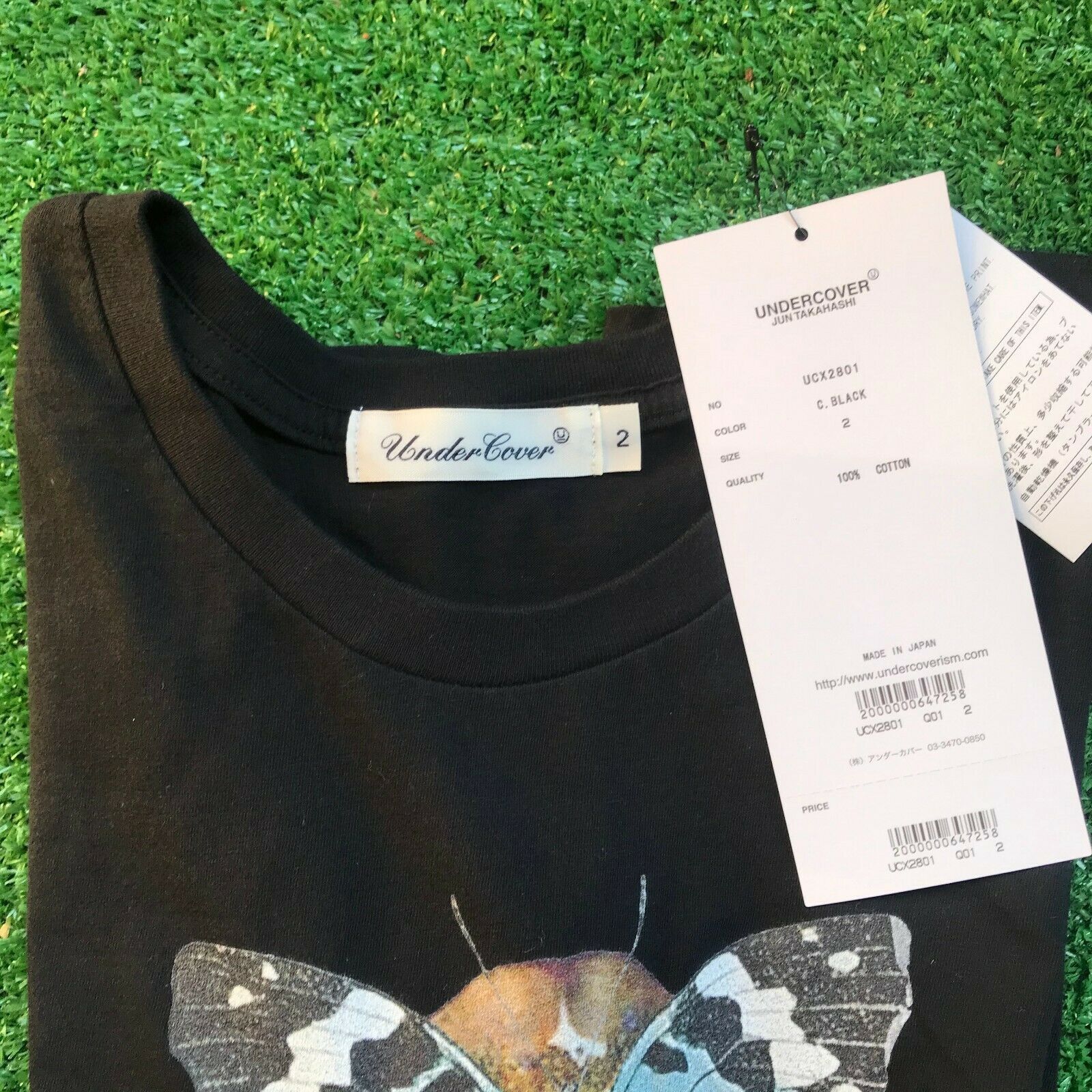 Undercover UNDERCOVER (JUN TAKAHASHI) Butterfly Tee Shirt Size S / US 4 / IT 40 - 2 Thumbnail