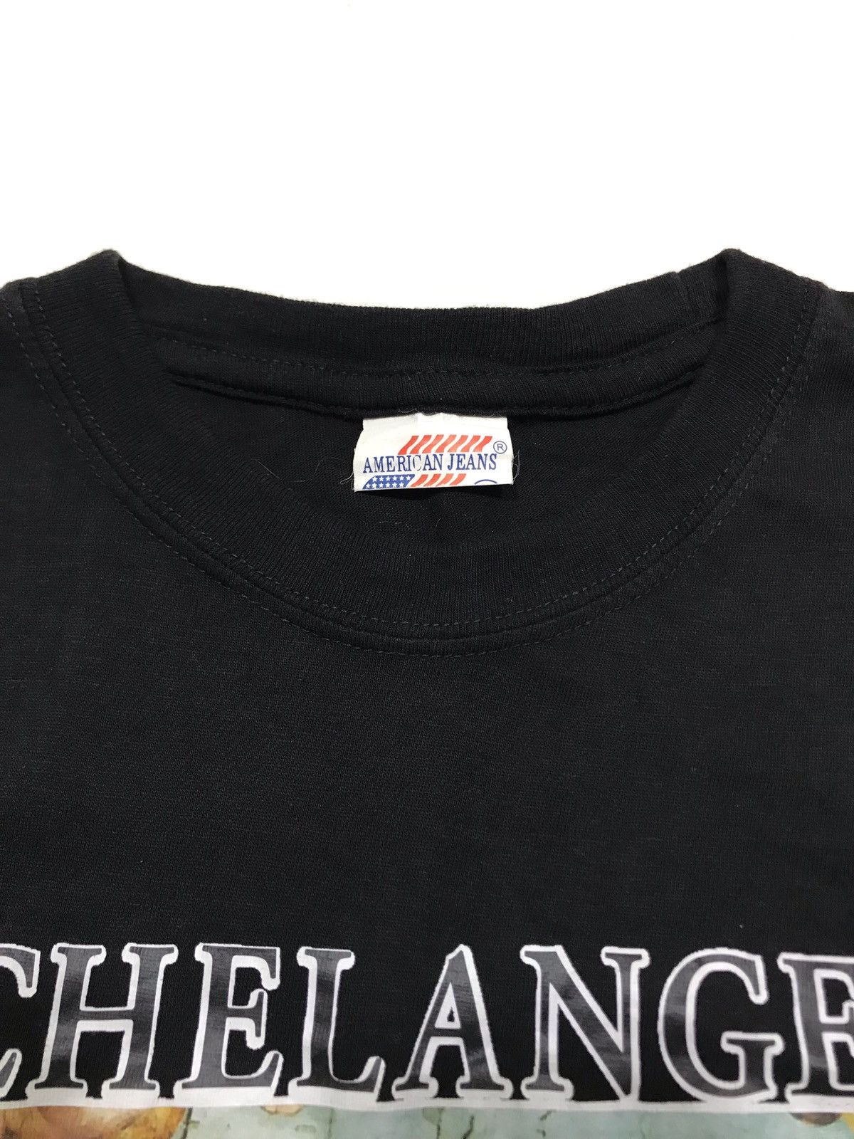 Vintage 90s Michelangelo “The Creation of Adam” T-Shirt Size US L / EU 52-54 / 3 - 4 Thumbnail