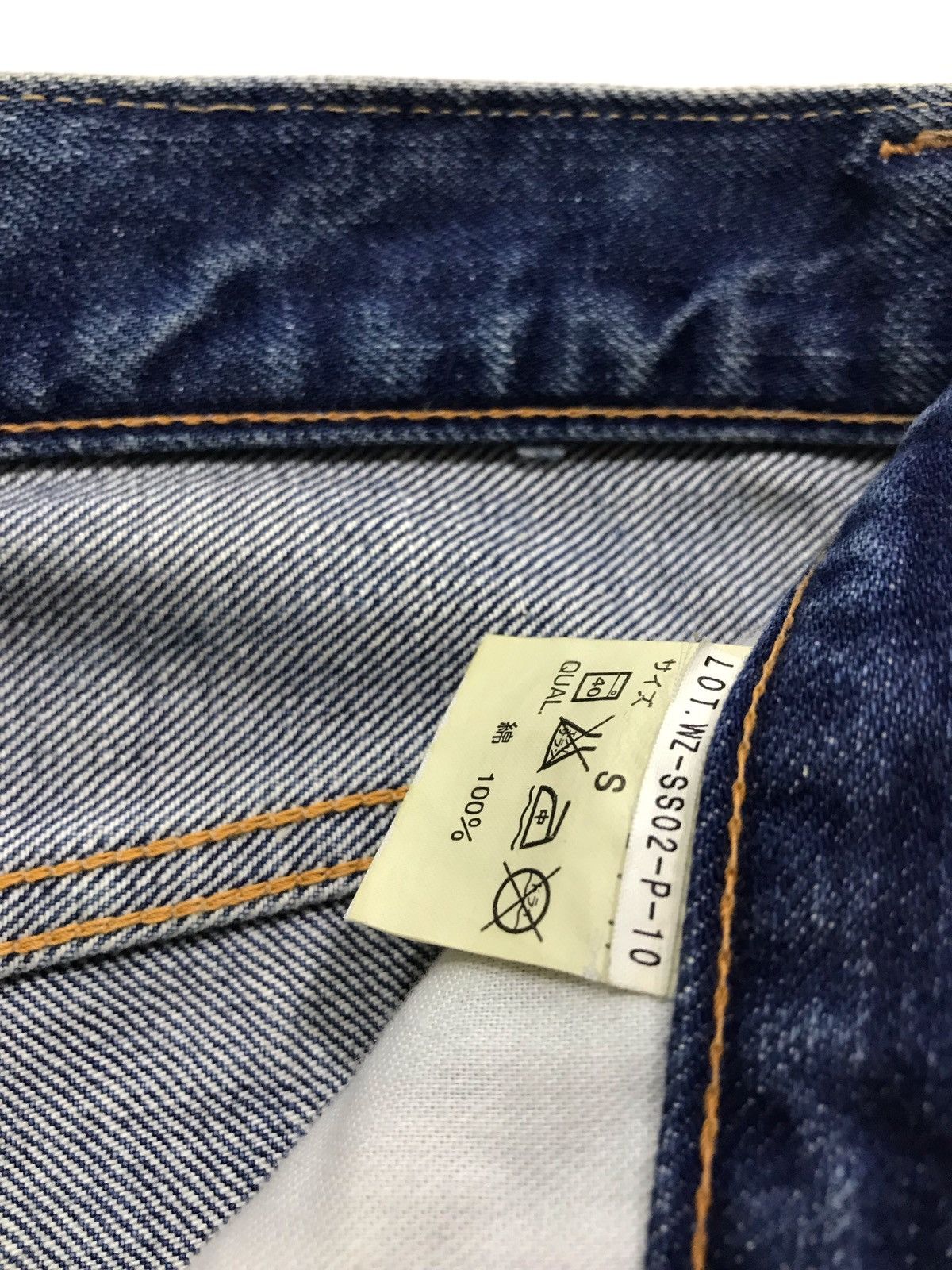 WHIZ LIMITED SS02 Cuff Distressed Jeans Size US 30 / EU 46 - 7 Thumbnail