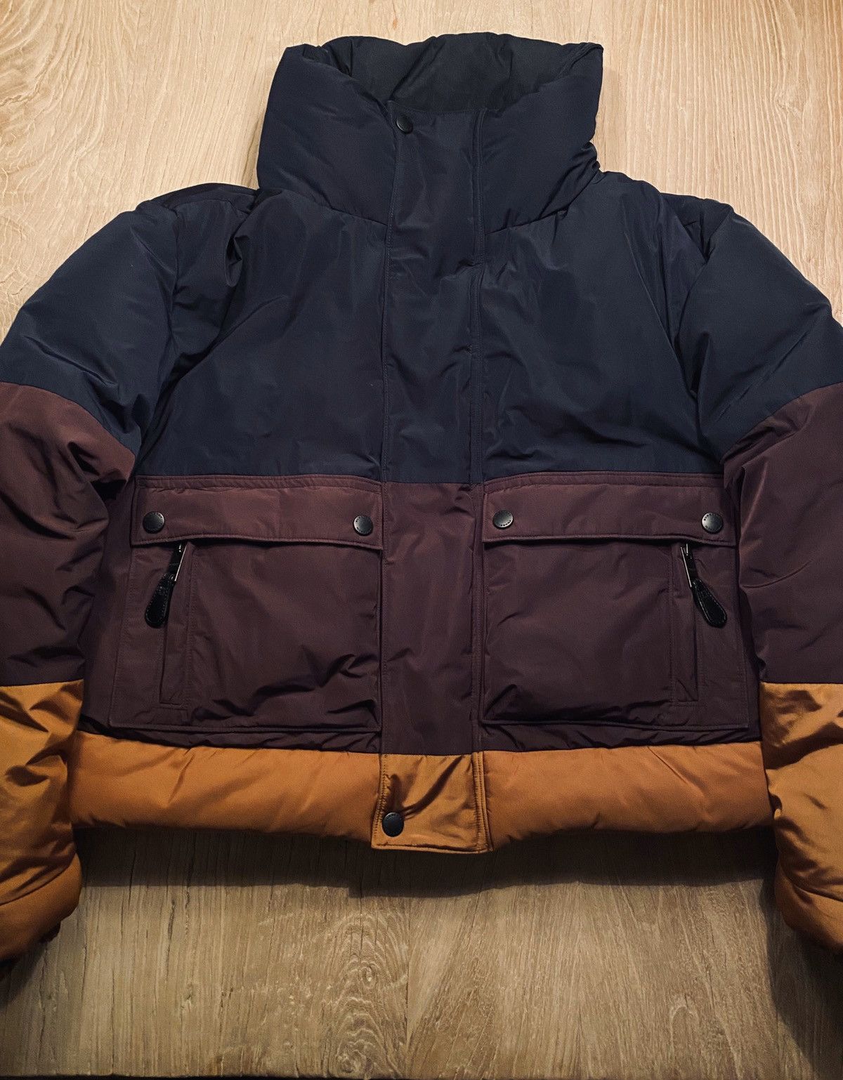 Burberry Prorsum GRAIL Tricolour Nylon Down Jacket Size US M / EU 48-50 / 2 - 4 Thumbnail