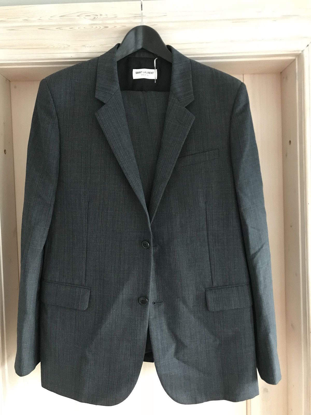 FW14 Grey Plaid Suit