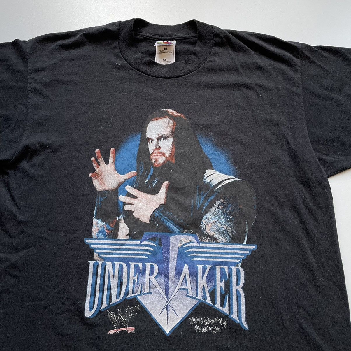 Vintage × WWE × WWF Vintage 90s The Undertaker Wrestling Graphic WWF T Shirt Size US L / EU 52-54 / 3 - 2 Thumbnail