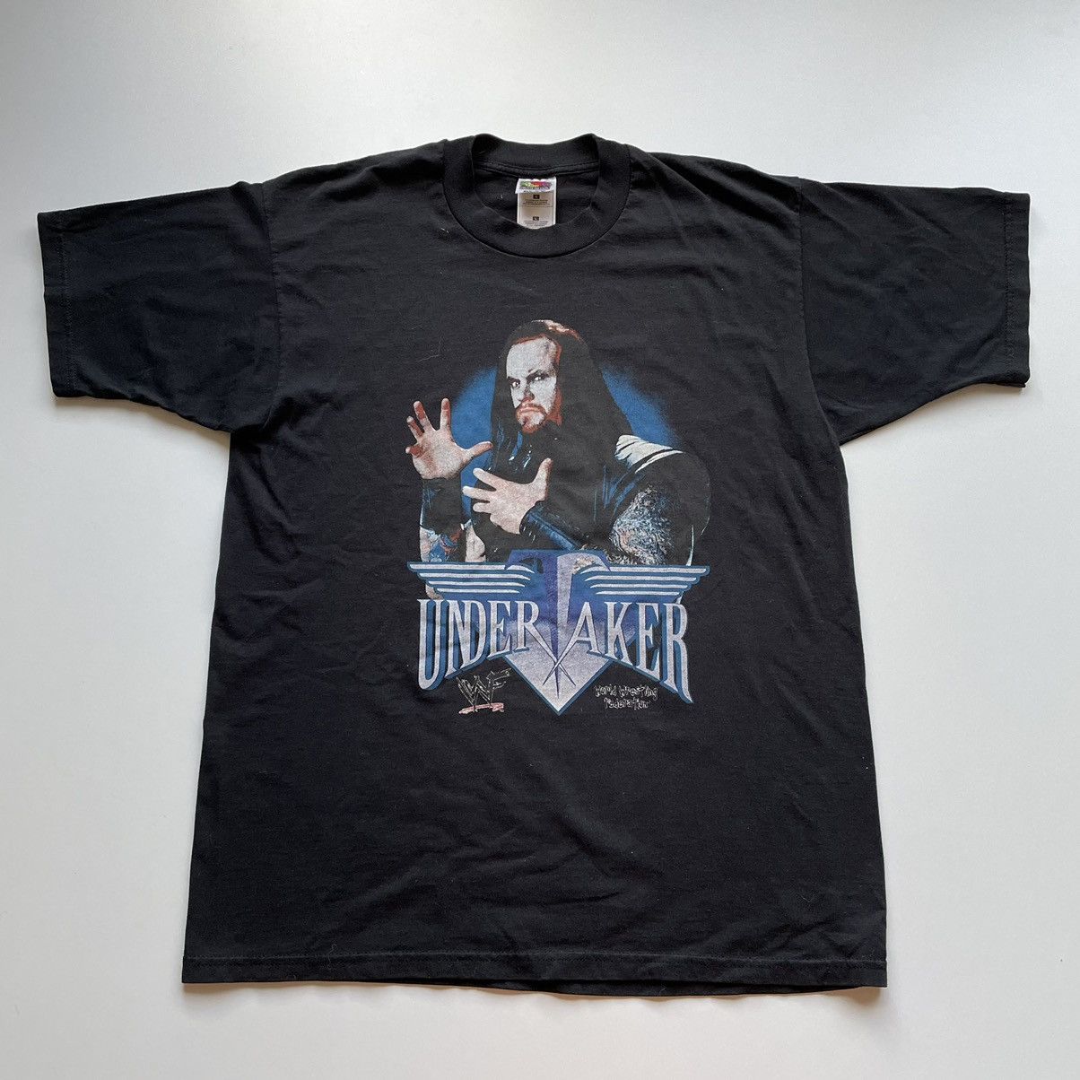 Vintage × WWE × WWF Vintage 90s The Undertaker Wrestling Graphic WWF T Shirt Size US L / EU 52-54 / 3 - 1 Thumbnail