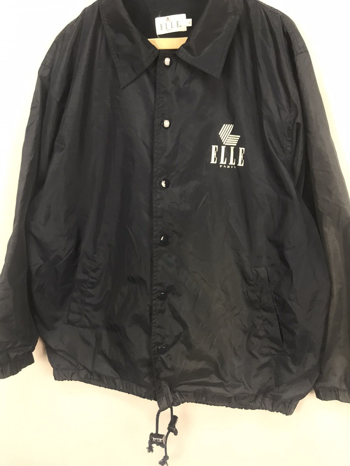 Japanese Brand × Vintage Elle paris snap button windbreaker jacket Size US M / EU 48-50 / 2 - 7 Thumbnail