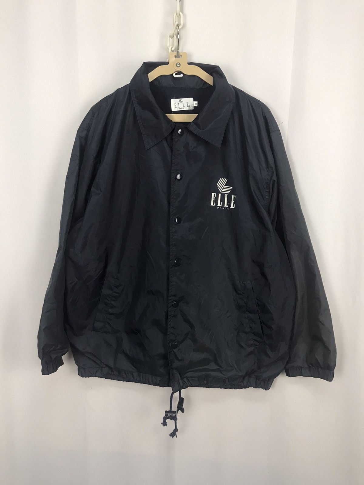 Japanese Brand × Vintage Elle paris snap button windbreaker jacket Size US M / EU 48-50 / 2 - 8 Thumbnail