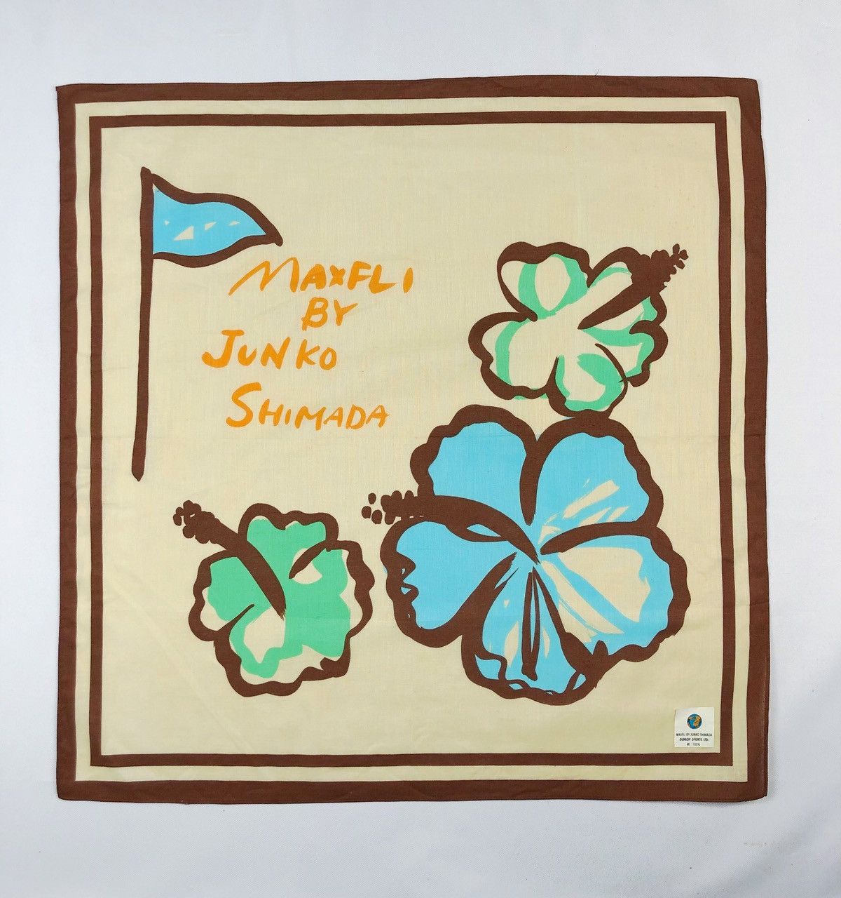 Junko Shimada Rare Maxfli by Junko Shimada Floral Handkerchief Scarf Size ONE SIZE - 1 Thumbnail