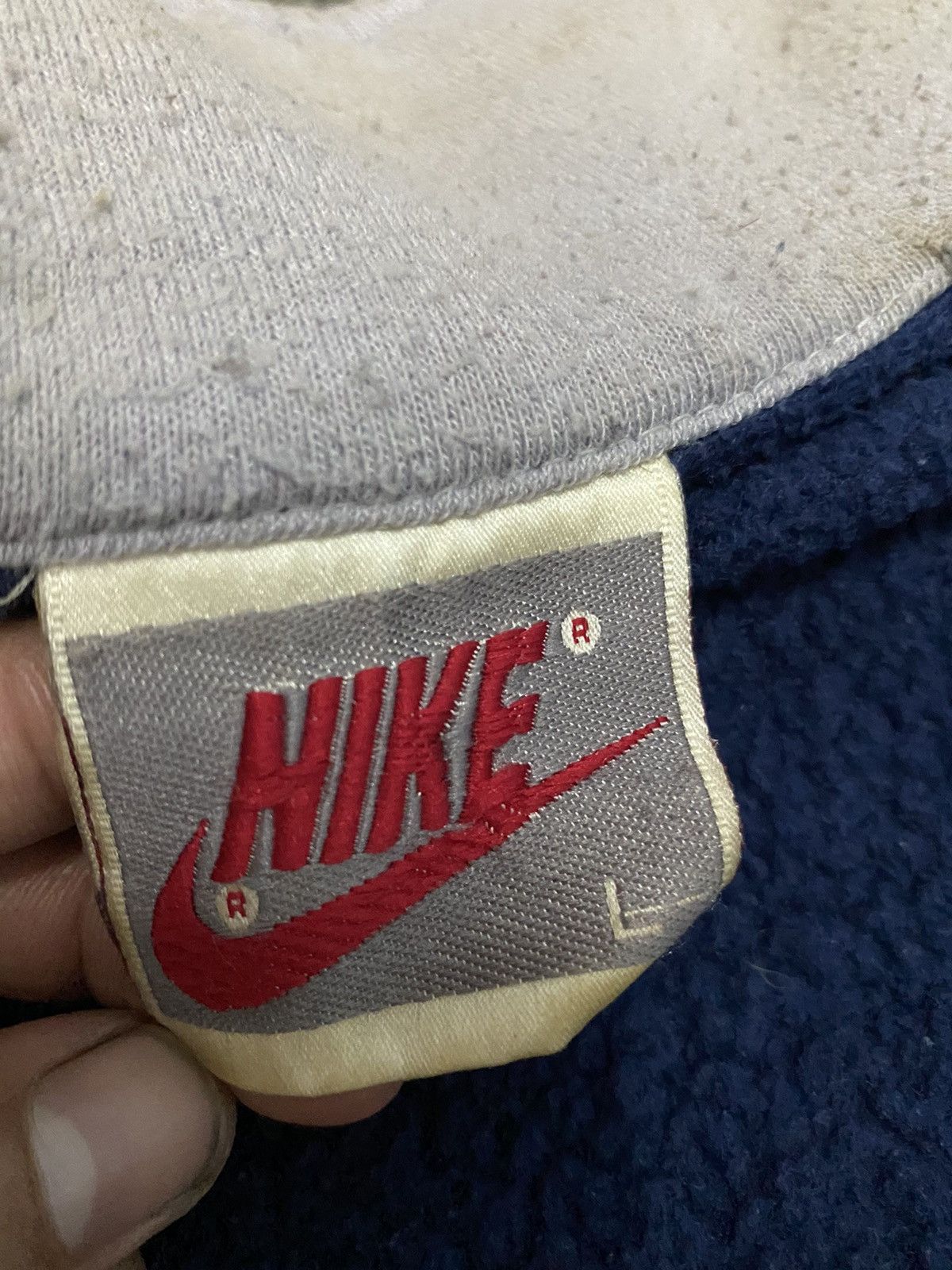 Nike × Vintage VINTAGE NIKE SWEATER FULL ZIPPER SMALL LOGO EMBROIDERED Size US L / EU 52-54 / 3 - 10 Thumbnail