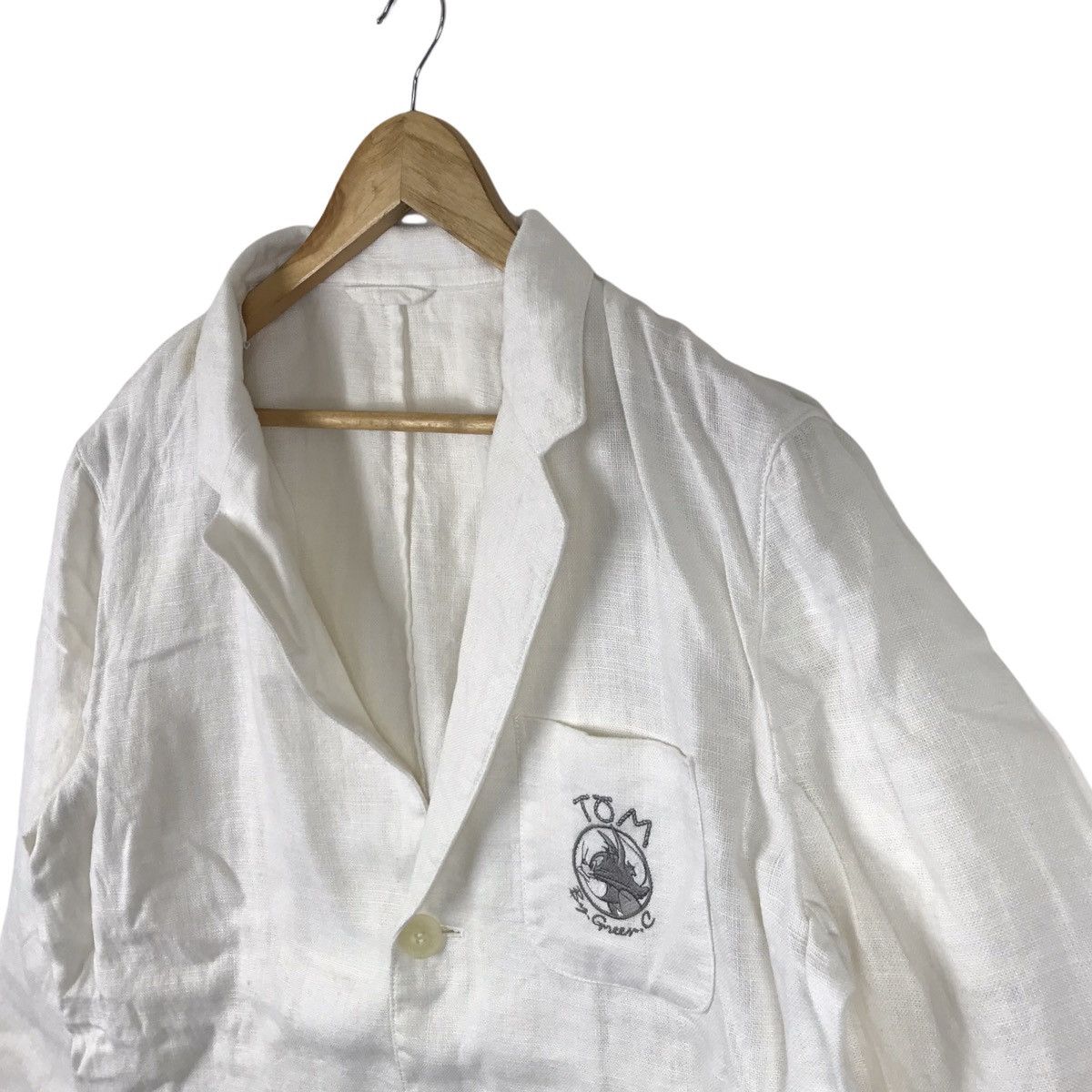 Vintage Vintage Tom and Jerry X Green Club White Coat Jacket Size US L / EU 52-54 / 3 - 5 Thumbnail