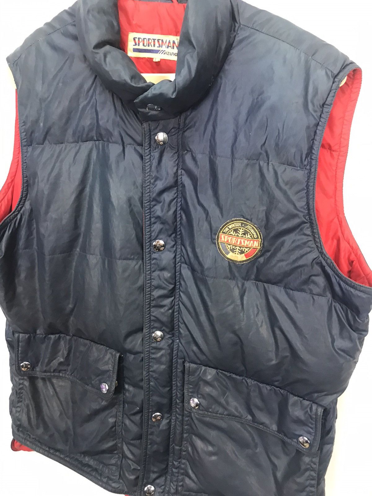 Japanese Brand × Mizuno × Vintage Vintage sportsman down puffer sleeveless jacket by mizuno Size US M / EU 48-50 / 2 - 5 Thumbnail