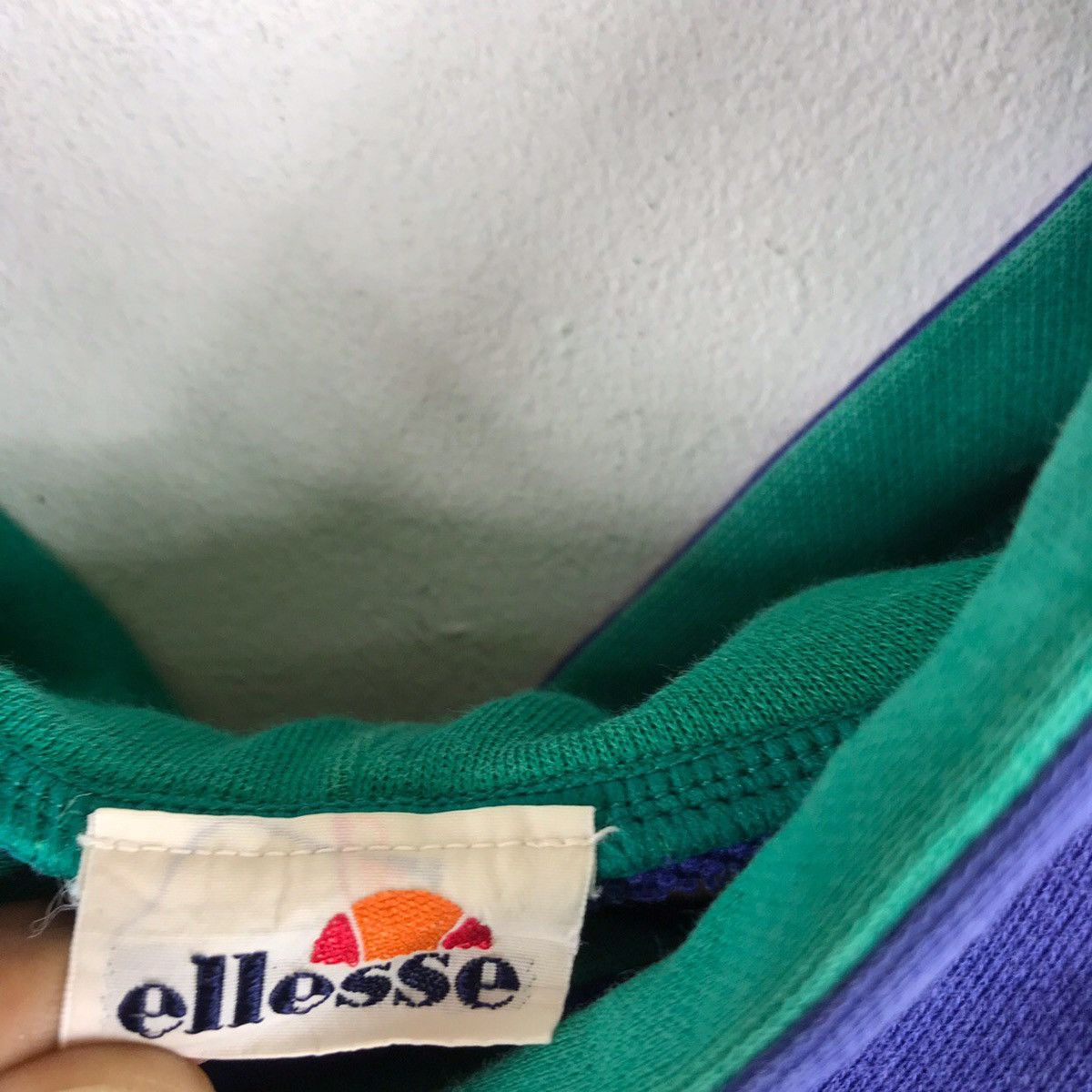 Ellesse × Vintage Vintage 90s Ellesse Jaspo Hoodie Pullover Sweatshirt Size US M / EU 48-50 / 2 - 6 Thumbnail