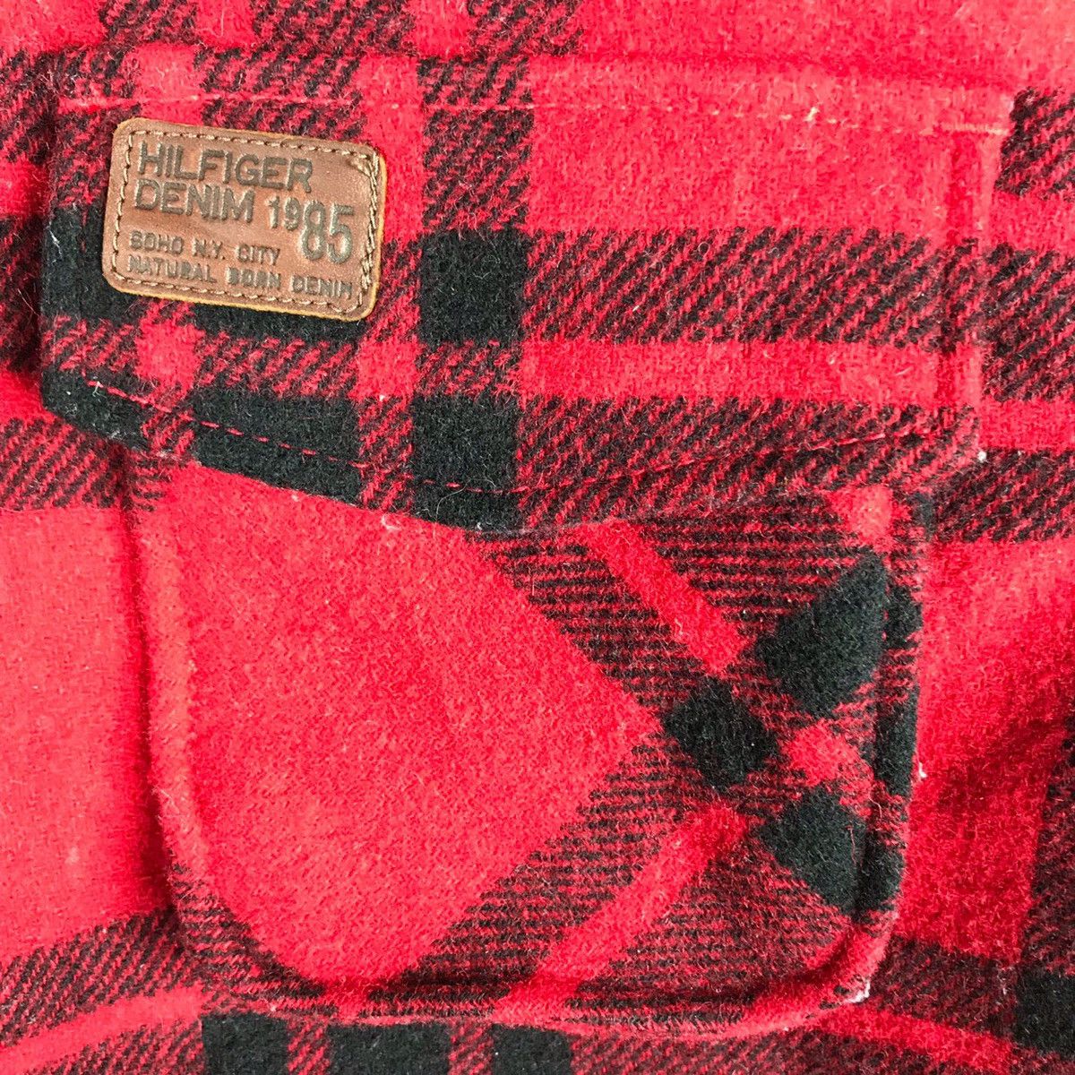 Tommy Hilfiger Hilfiger Denim Tartan Wool Zipper Jacket Size US S / EU 44-46 / 1 - 4 Thumbnail