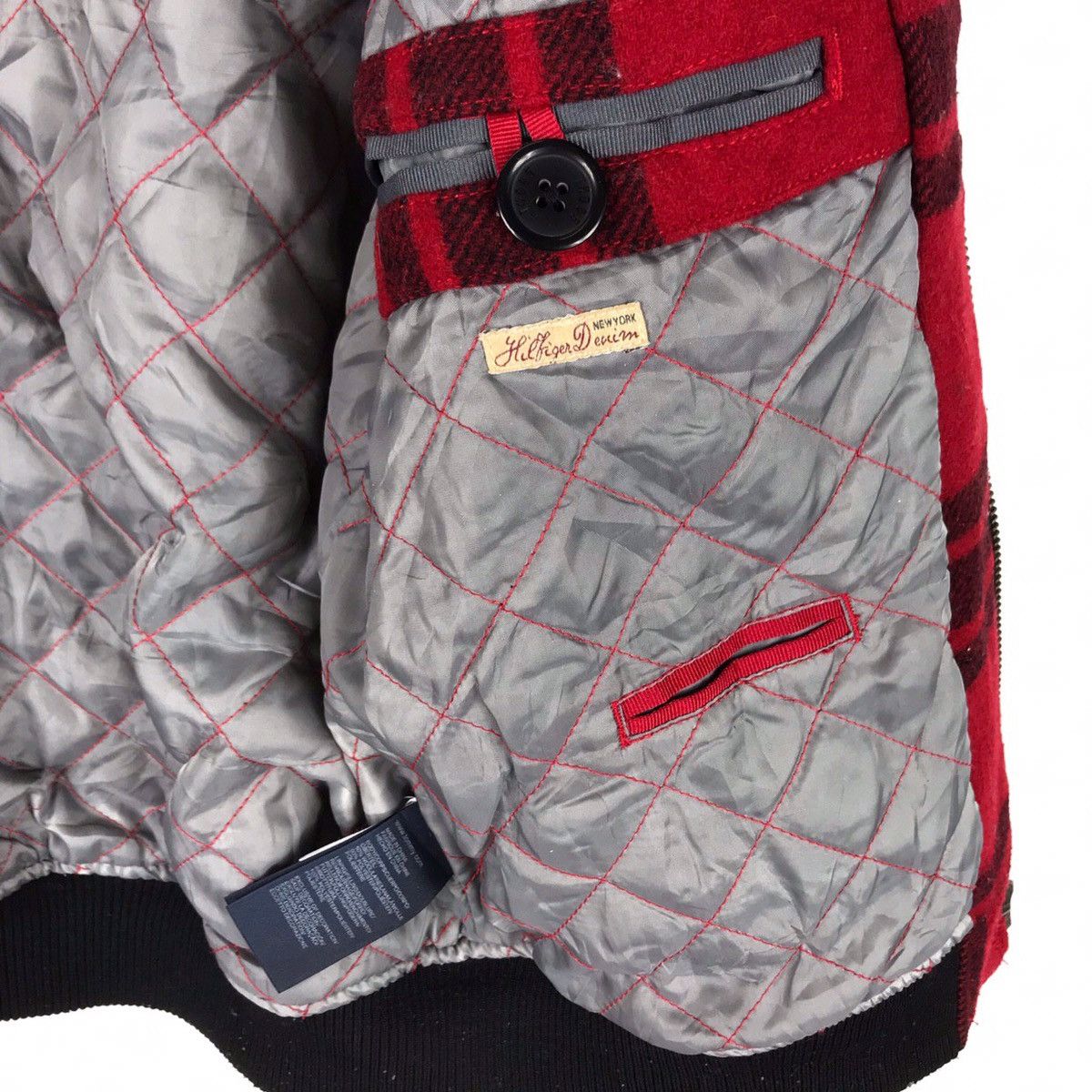 Tommy Hilfiger Hilfiger Denim Tartan Wool Zipper Jacket Size US S / EU 44-46 / 1 - 6 Thumbnail